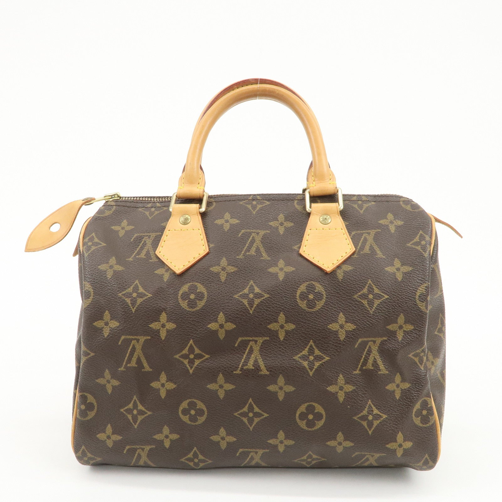Louis Vuitton Monogram Speedy 25 Boston Bag Hand Bag Brown M41528