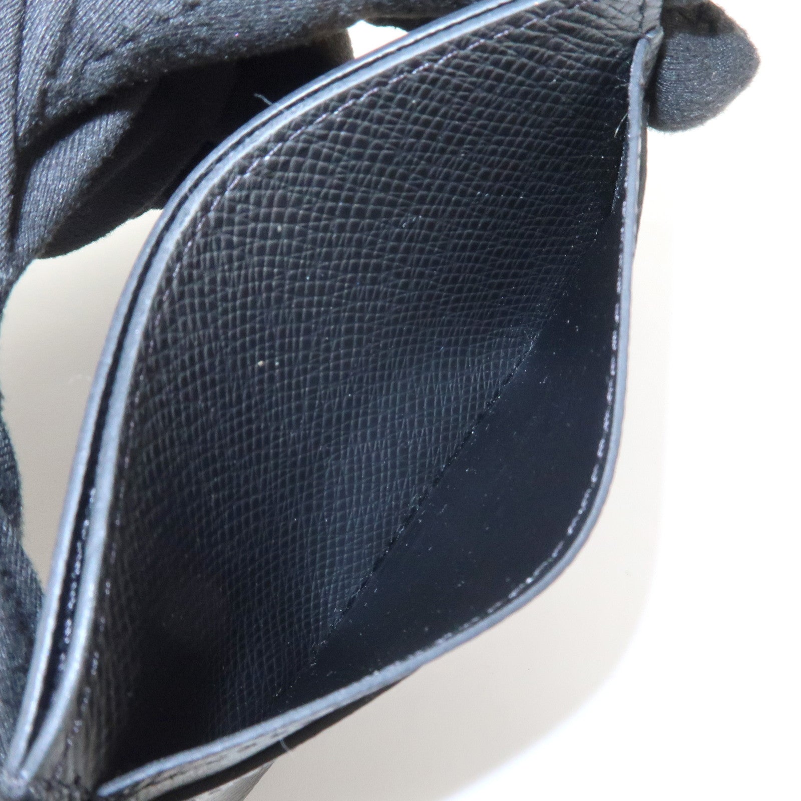 Louis Vuitton Taiga Porte Cartes Double Card Case Ardoise M32730