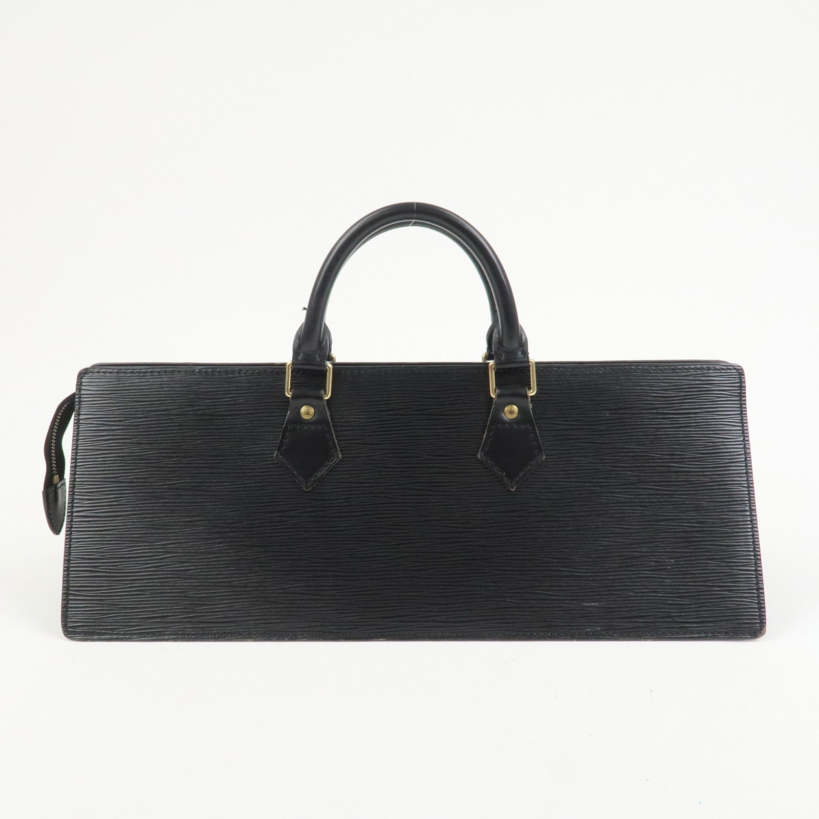 Louis Vuitton Epi Leather Sac Triangle Hand Bag Noir Black M52092