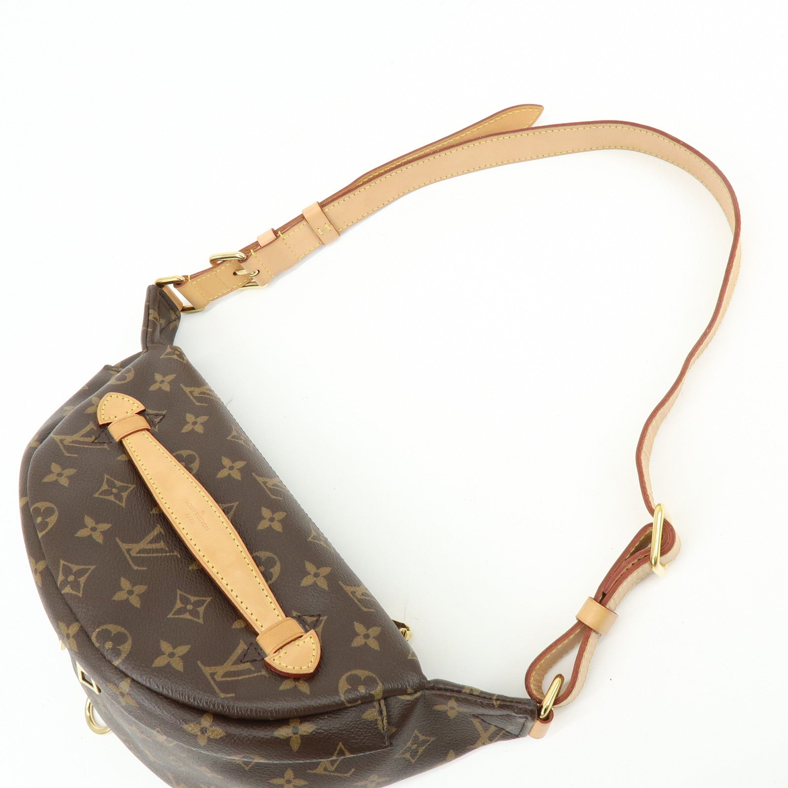 Louis Vuitton Monogram Bumbag Crossbody Shoulder Bag Brown M43644