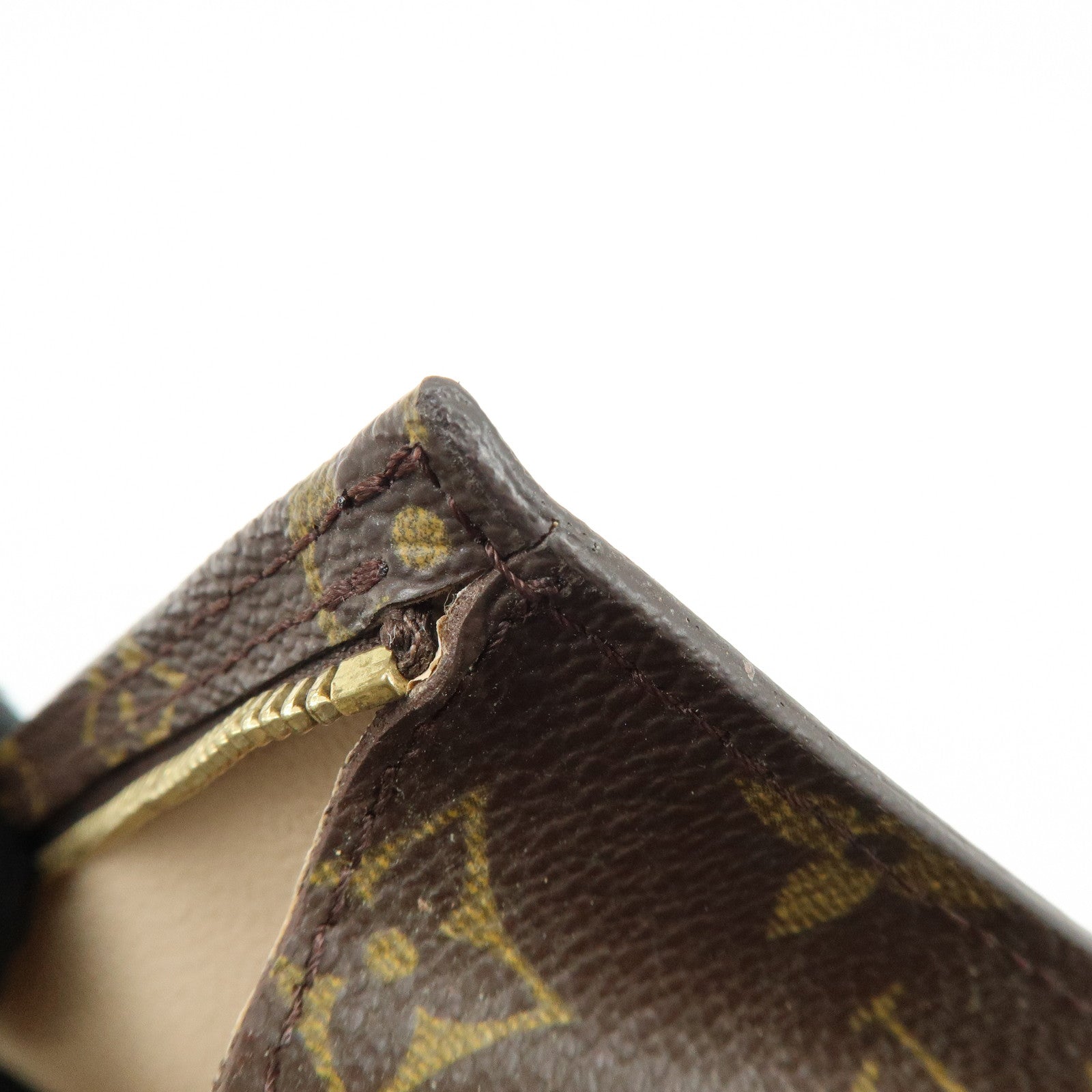 Louis Vuitton Monogram Pouch for Bucket PM Bag Pouch Brown