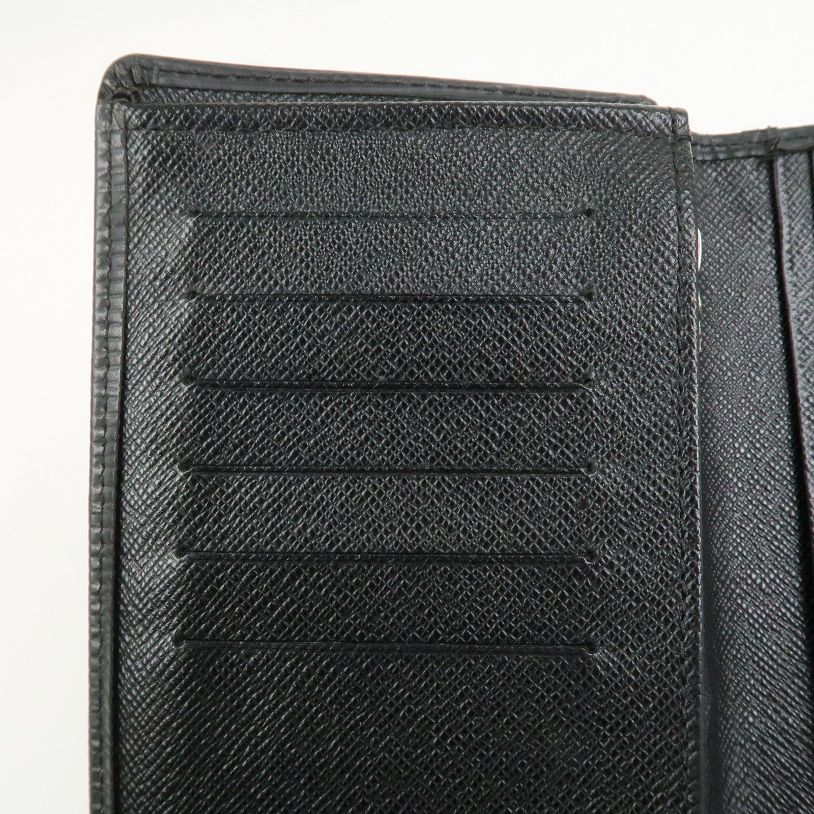 Louis Vuitton Epi Leather Portefeuille Brazza Wallet Noir M66542