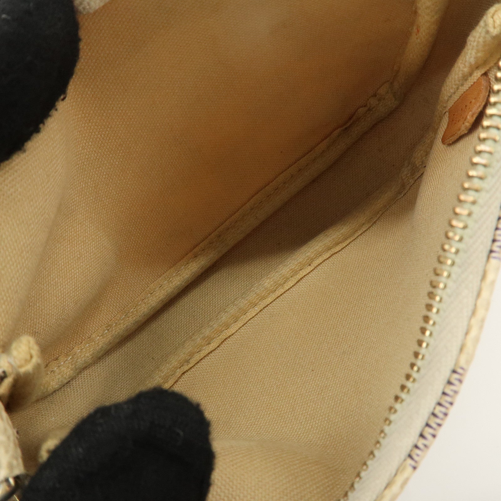 Louis Vuitton Damier Azur Mini Pochette Accessoires Pouch N58010 Used