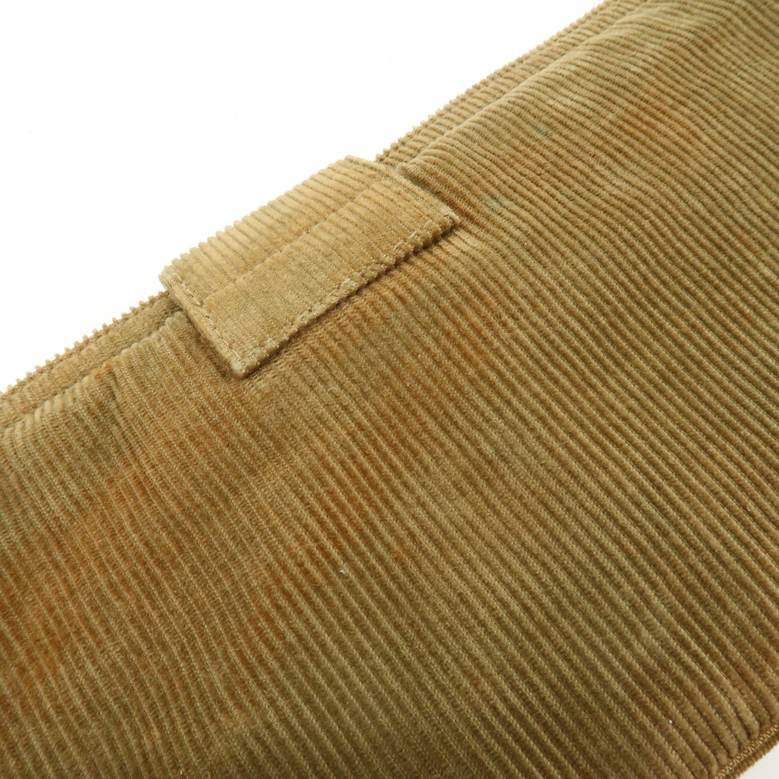 FENDI Corduroy Shoulder Bag Crossbody Bag Brown 26685