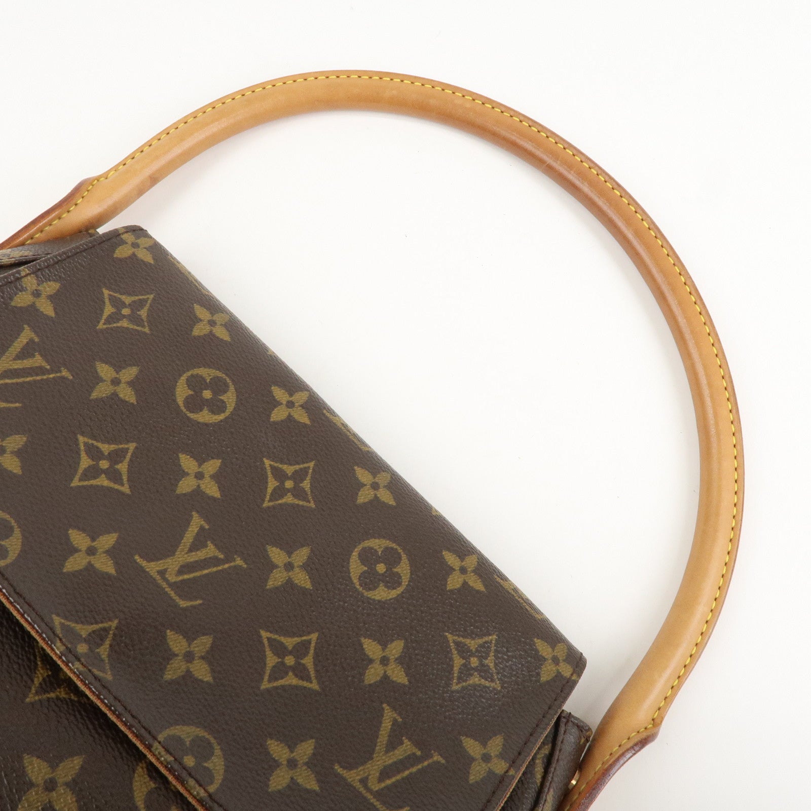 Louis Vuitton Monogram Mini Looping Shoulder Bag Brown M51147