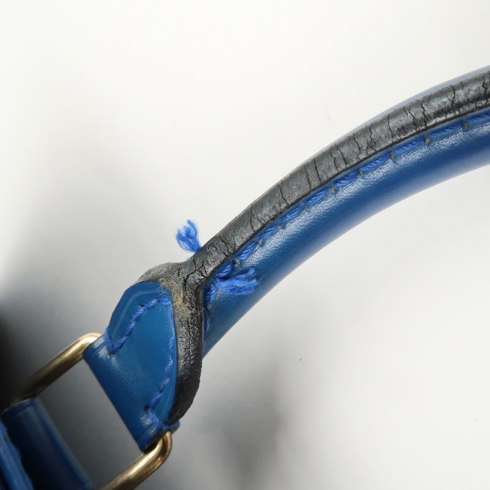 Louis Vuitton Epi Speedy 25 Hand Bag Boston Bag Blue M43015