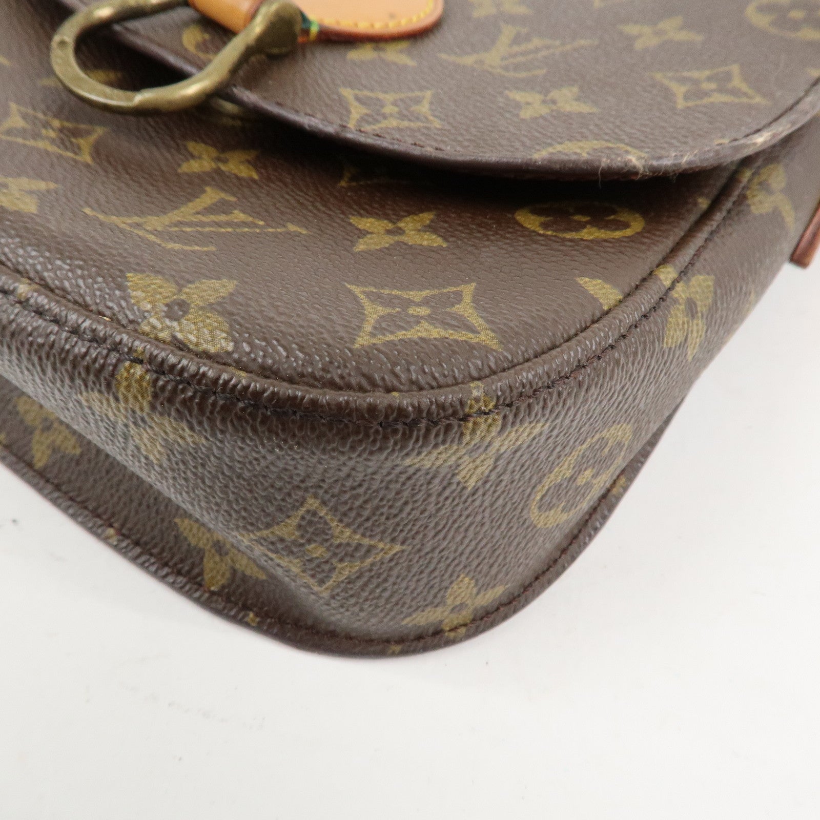 Louis Vuitton Monogram Saint Cloud MM Shoulder Bag Brown M51243