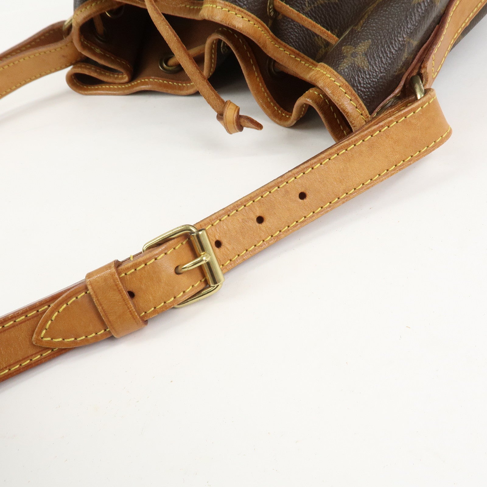 Louis Vuitton Monogram Petit Noe Shoulder Bag Brown M42226
