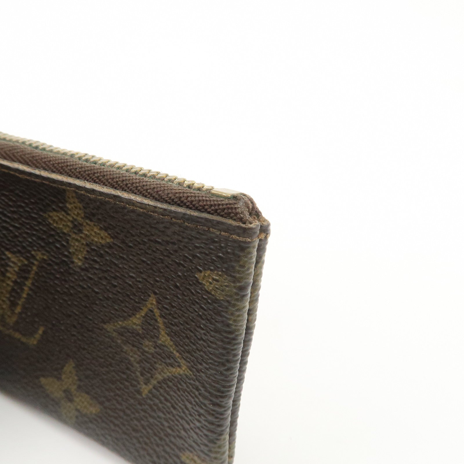 Louis Vuitton Monogram Pochette Cles Coin Case Key Case  M62650