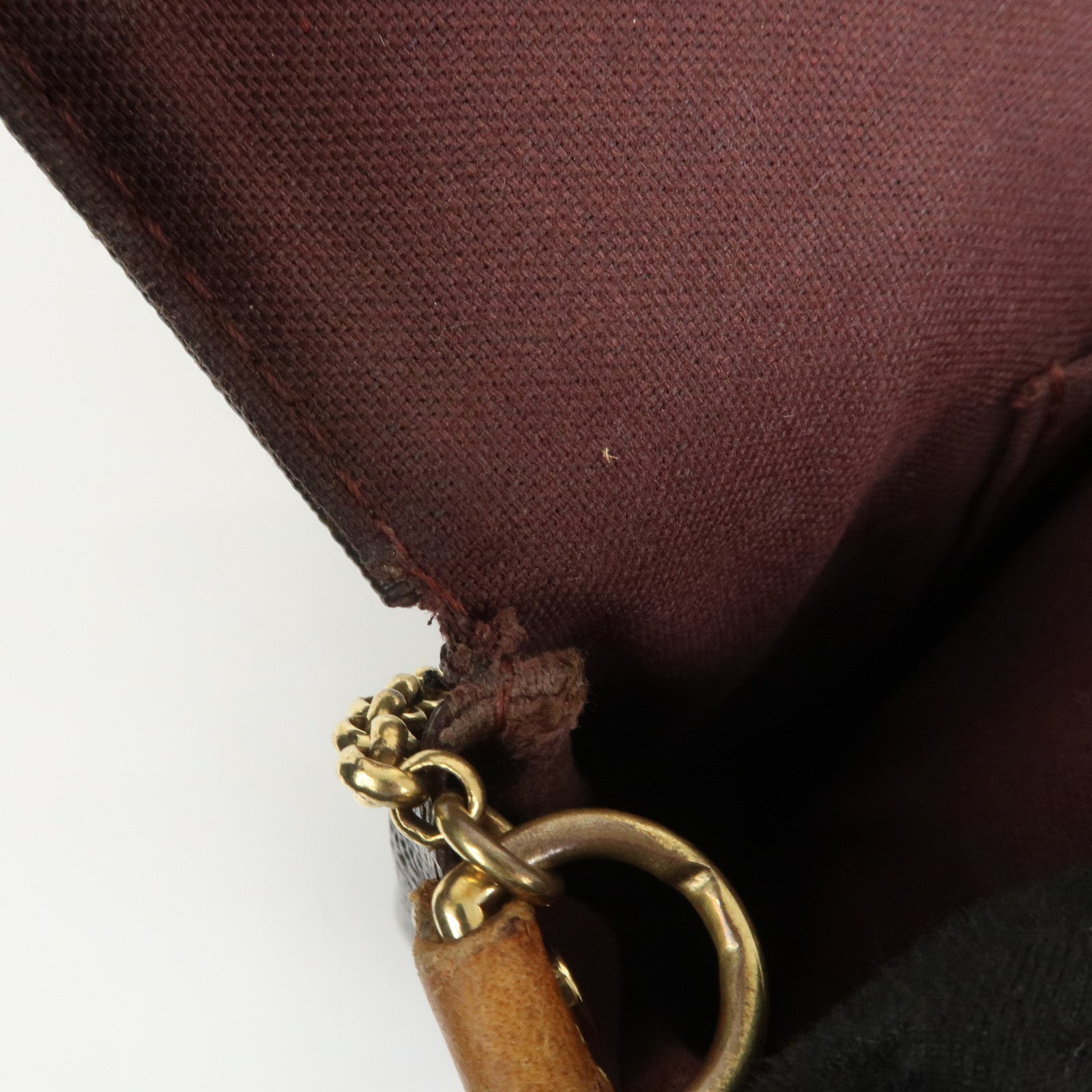 Louis Vuitton Monogram Favorite MM Shoulder Bag Brown M40718