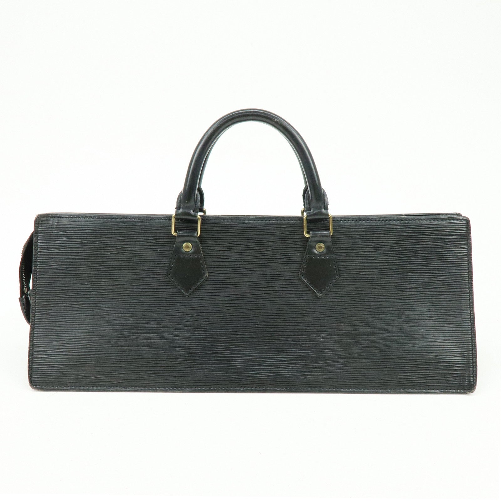 Louis Vuitton Epi Leather Sac Triangle Hand Bag Noir Black M52092