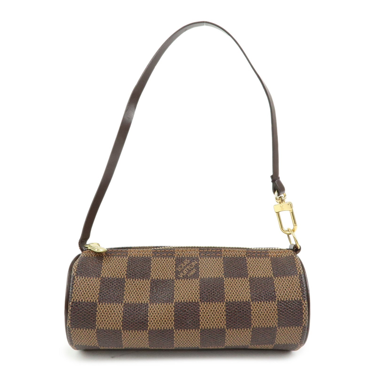 Louis Vuitton Dameir Mini Pouch for Papillon Bag Damier Ebene Brown