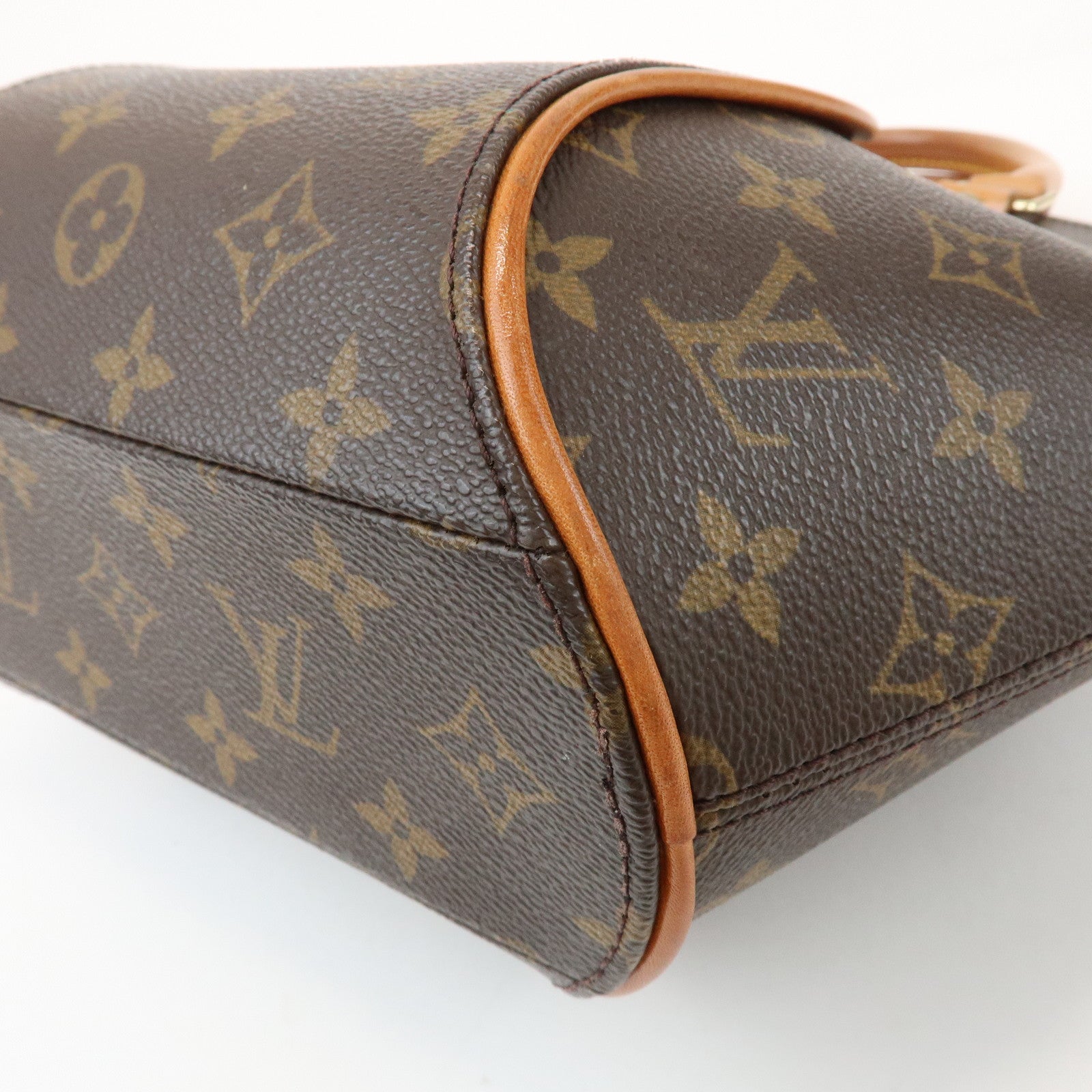 Louis Vuitton Monogram Ellipse PM Hand Bag Brown M51127
