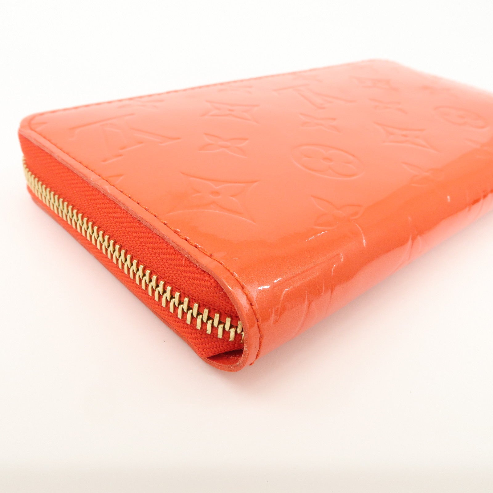 Louis Vuitton Monogram Vernis Leather Round Zippy Wallet M93724 Used