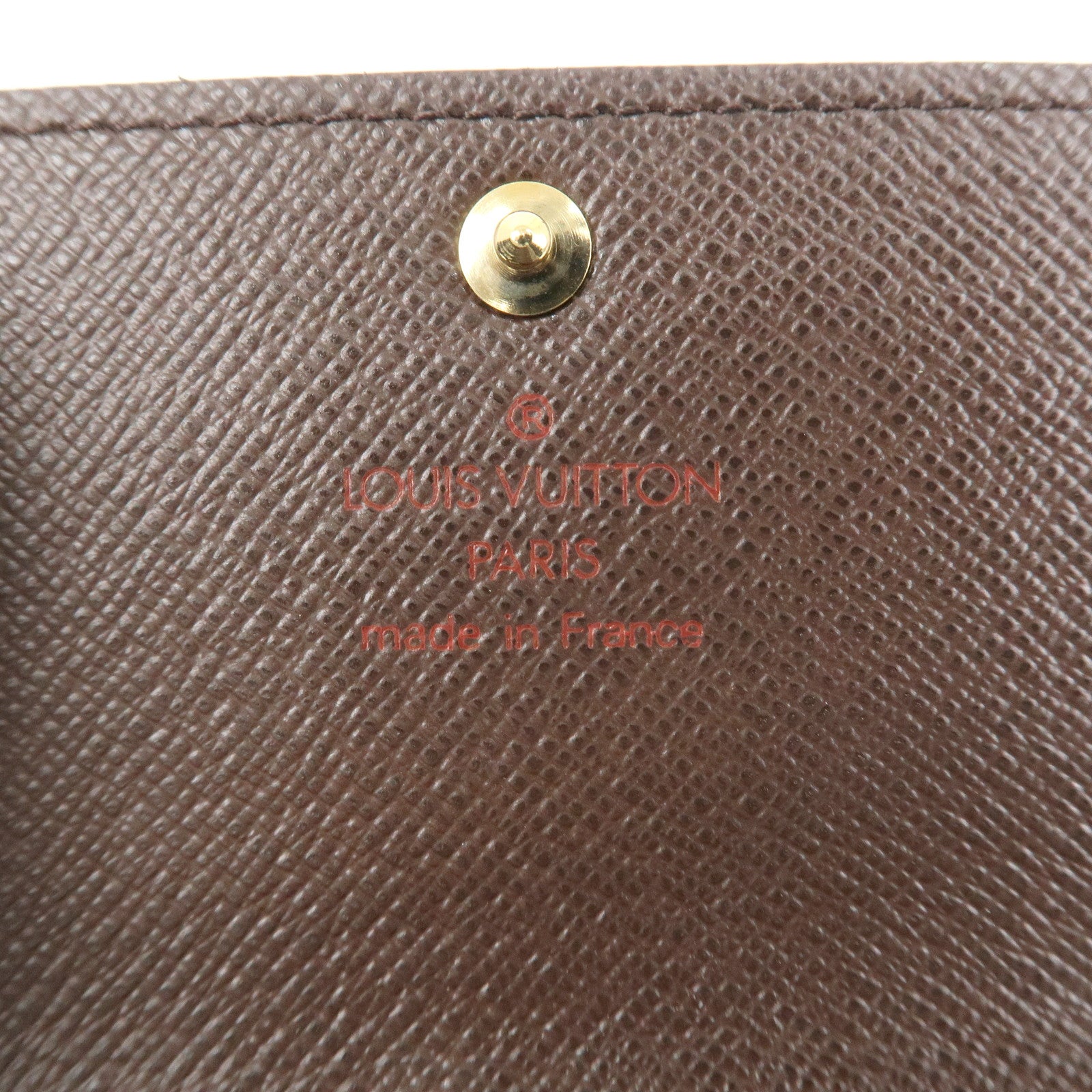 Louis Vuitton Damier Ebene Multicles 6 Key Case Brown N62630 Used