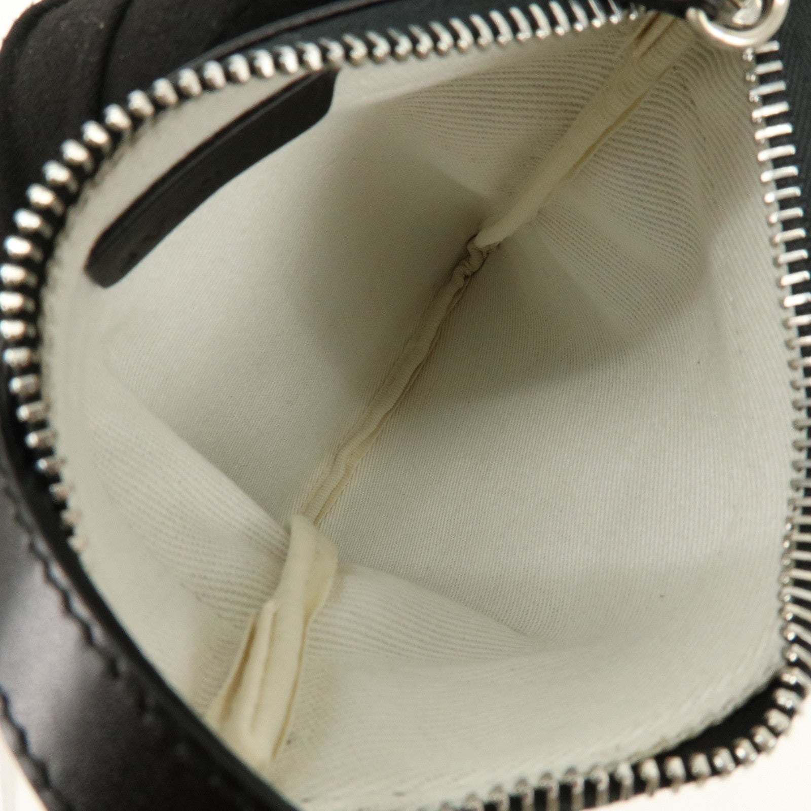 BVLGARI Logo Mania Denim Leather Shoulder Bag Crossbody Bag Black