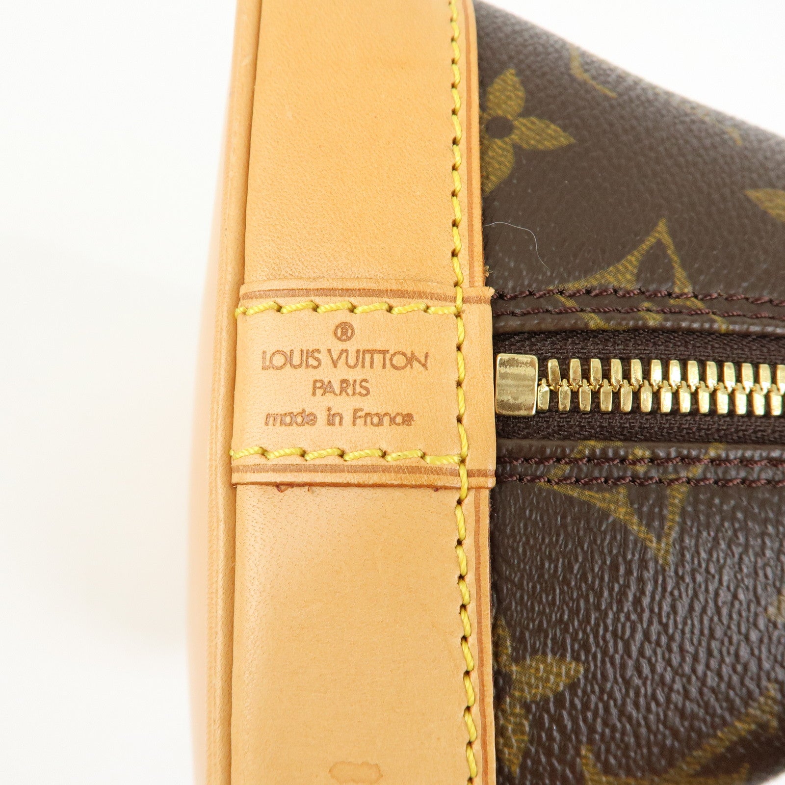 Louis Vuitton Monogram Alma Hand Bag Brown M51130