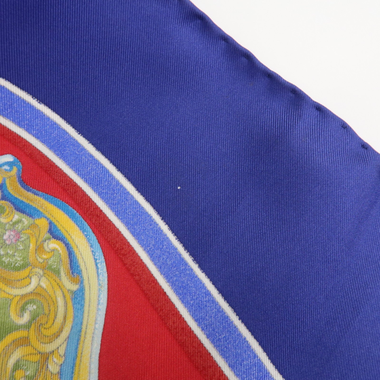 HERMES Carre 90 Silk 100% Scarf Pourvu qu'on ait l'ivresse Navy Red