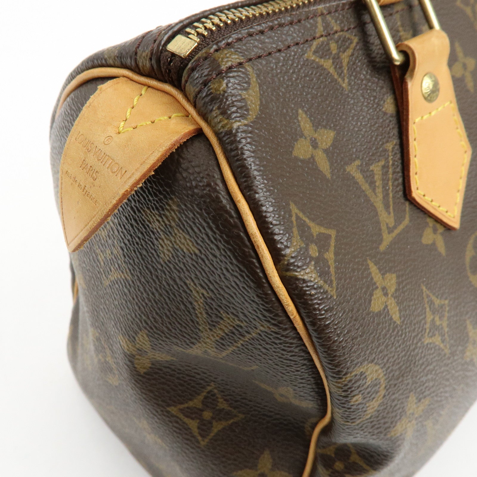 Louis Vuitton Monogram Speedy 25 Boston Bag Hand Bag Brown M41528