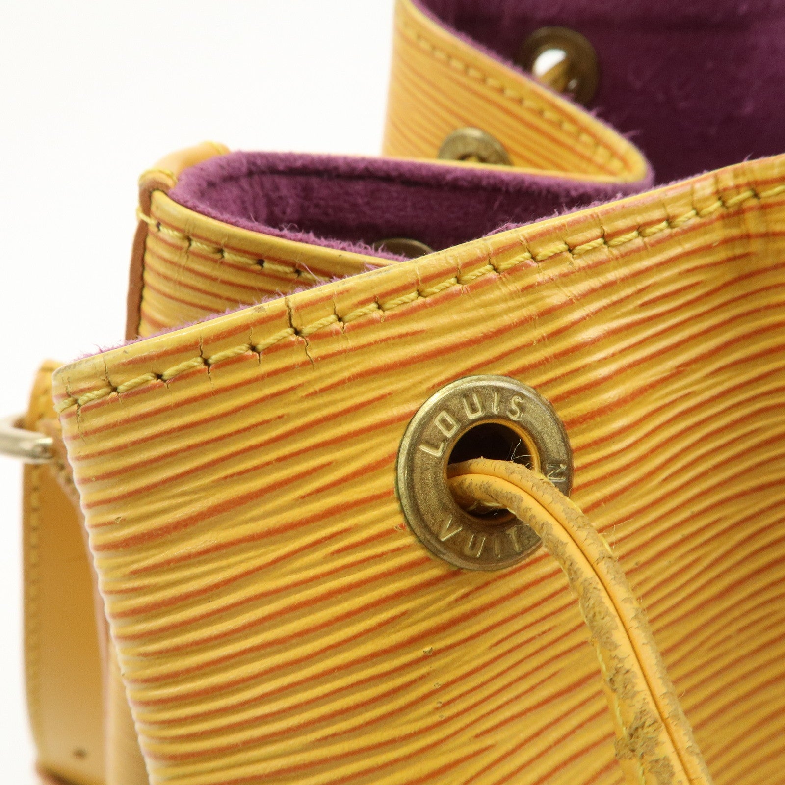 Louis Vuitton Epi Petit Noe Shoulder Bag Tassili Yellow M44109