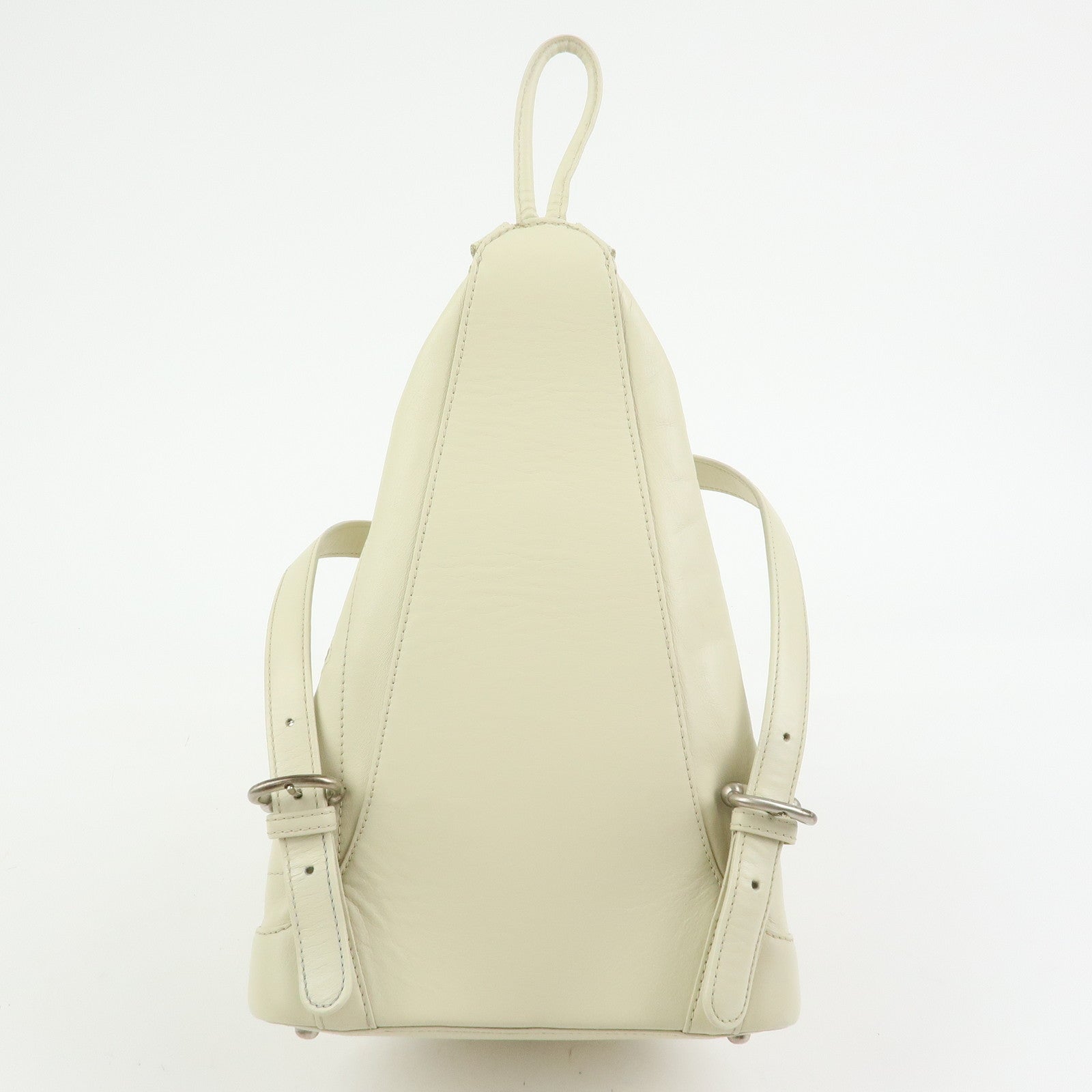 LOEWE Anagram Anton Leather Backpack Rucksuck Ivory