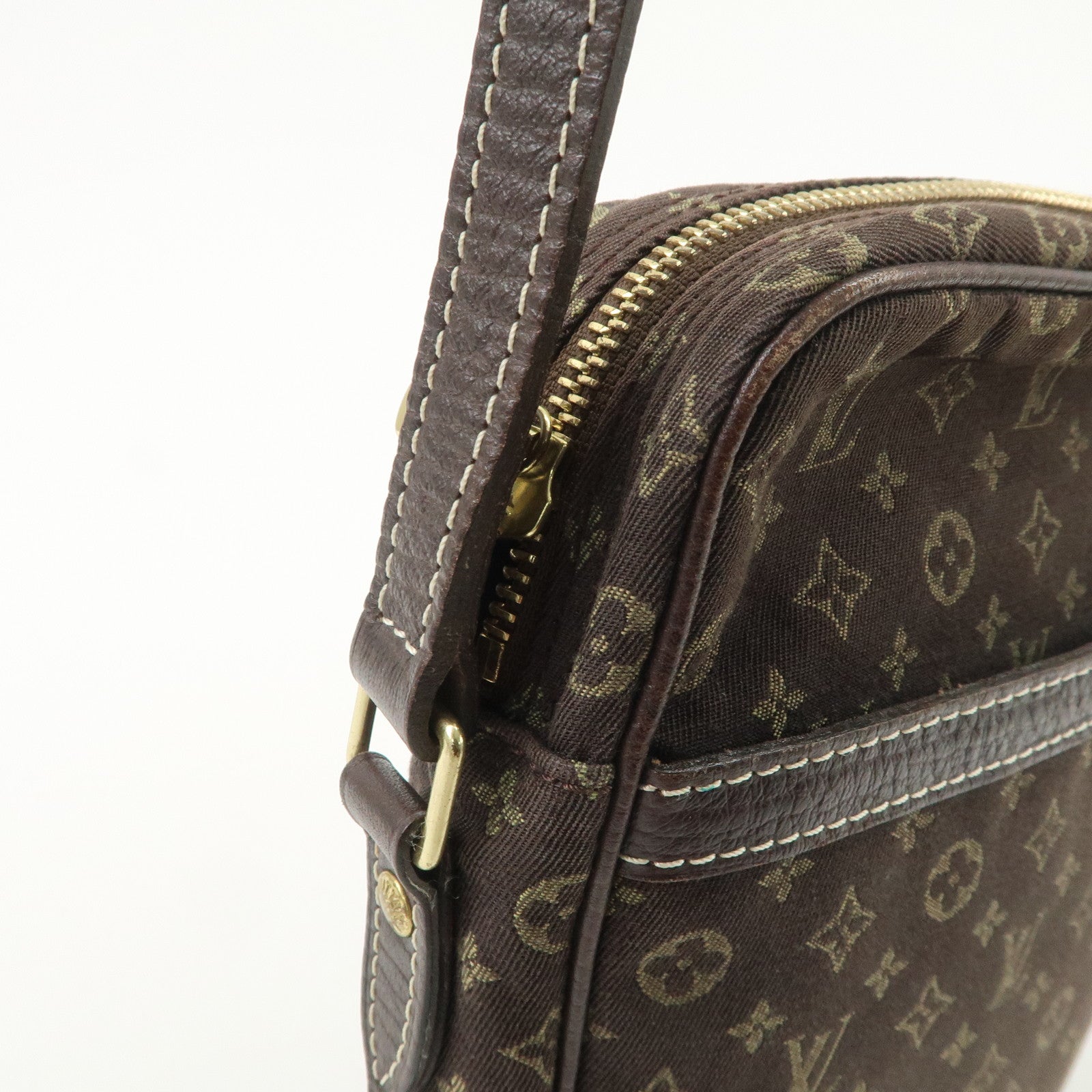 Louis Vuitton Monogram Mini Lin Danube Shoulder Bag Brown M95228