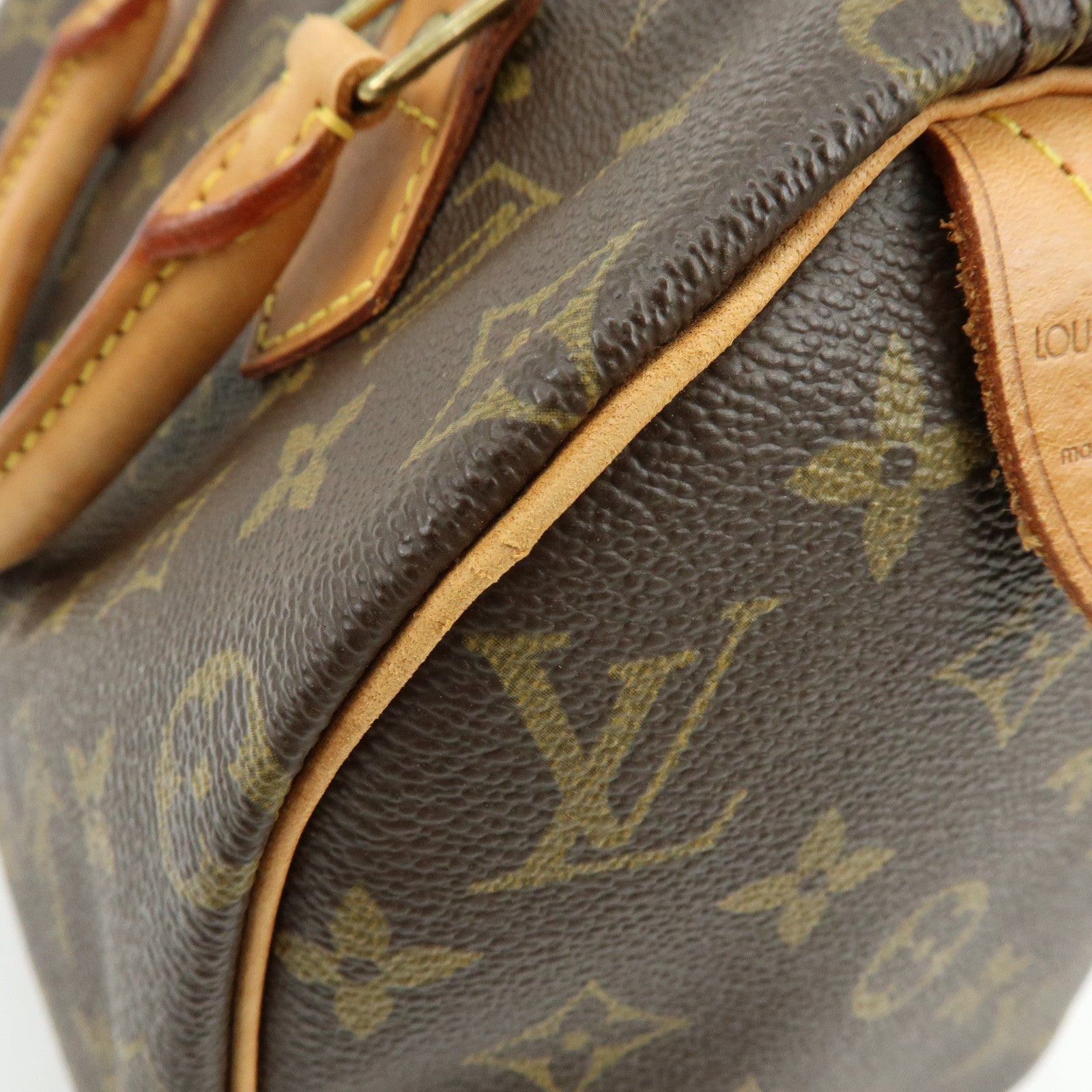 Louis Vuitton Monogram Speedy 25 Boston Bag Hand Bag Brown M41528