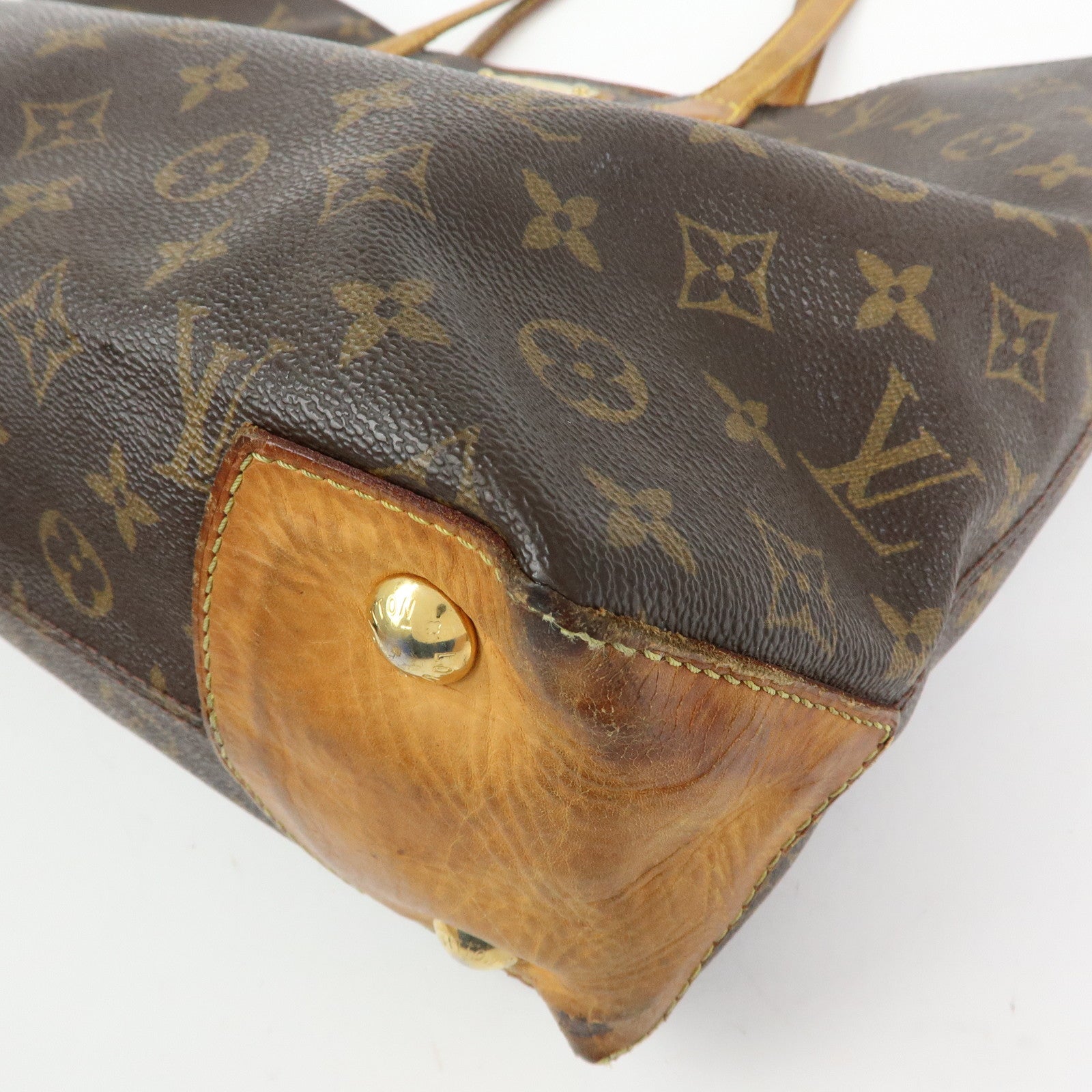 Louis Vuitton Monogram Wilshire MM Tote Bag Brown M45644