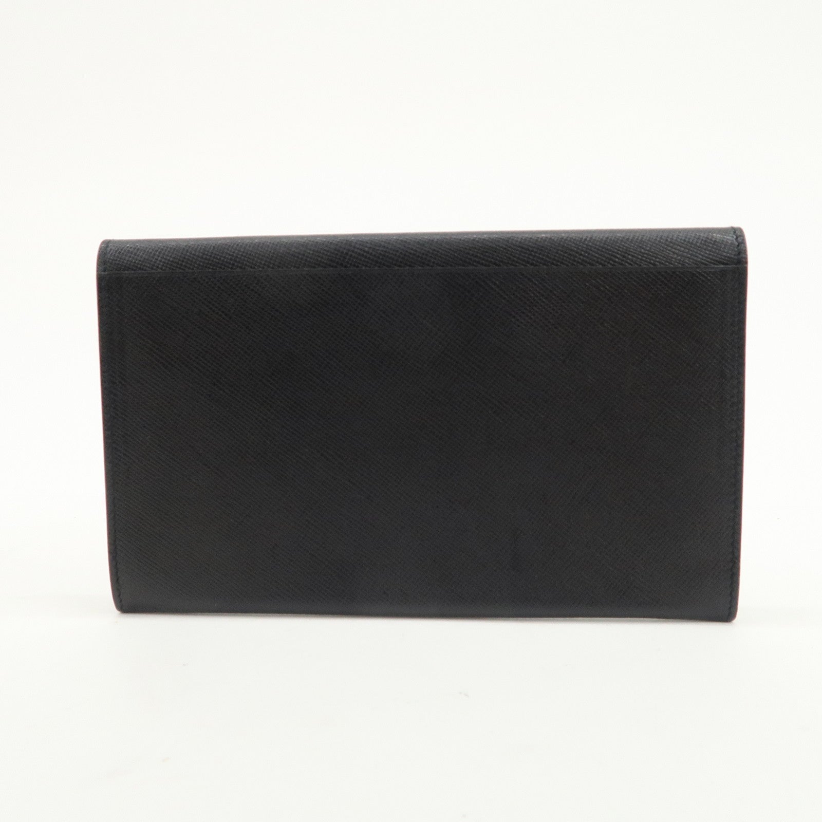 GUCCI Horsebit Leather Long Wallet Black Gold 030.001.0793
