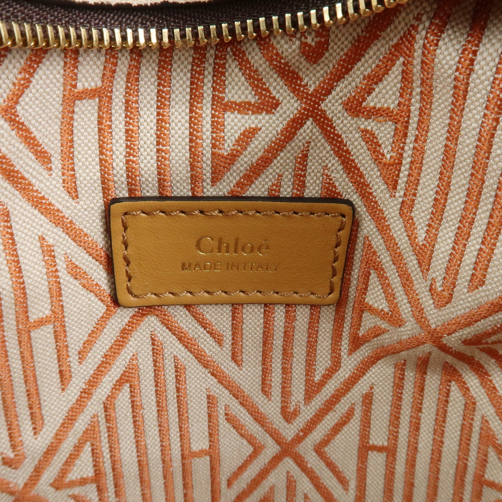 Chloe DARIA Suede Leather 2Way Bag Shoulder Bag Ivory Brown Green