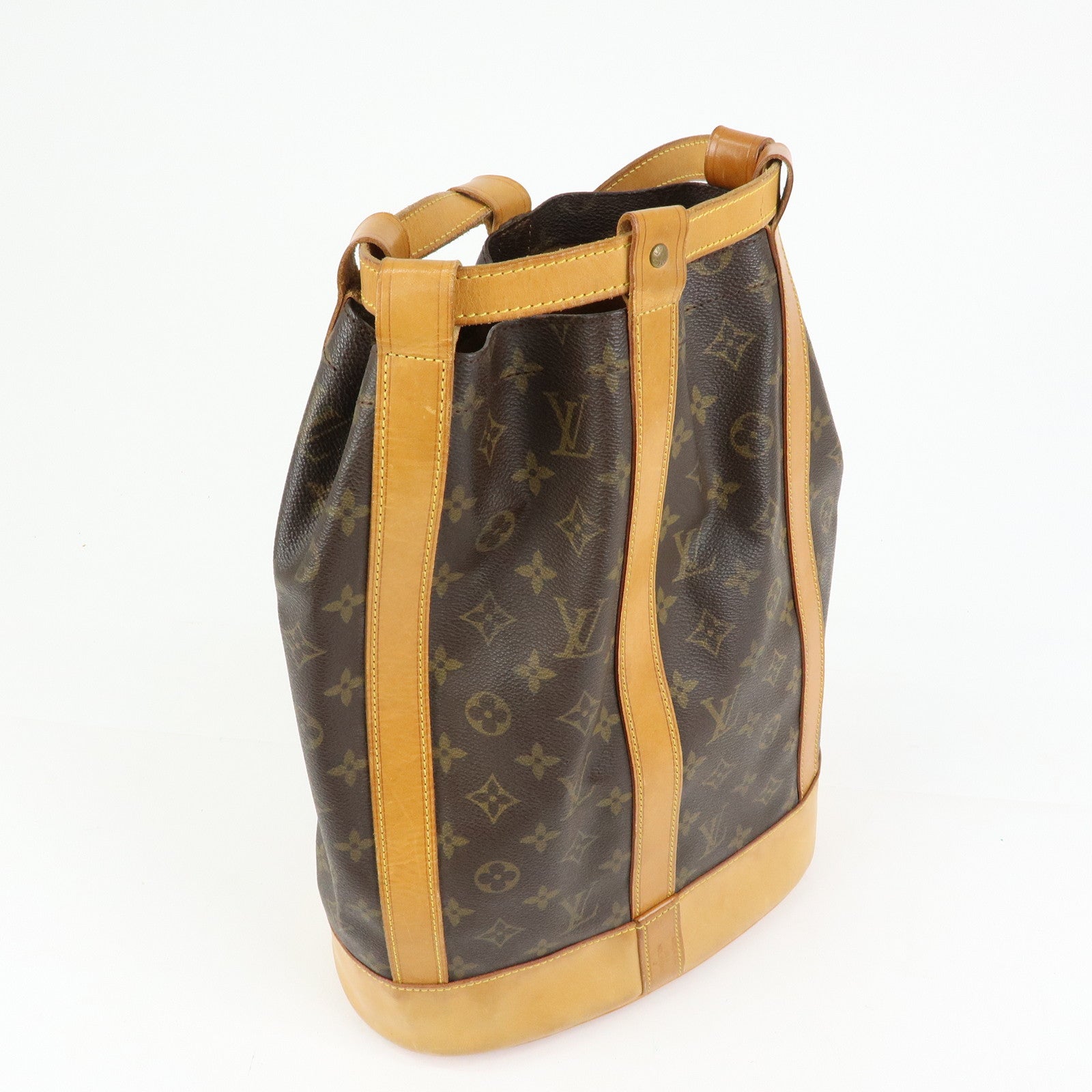 Louis Vuitton Monogram Randonnee PM Shoulder Bag Brown M42243