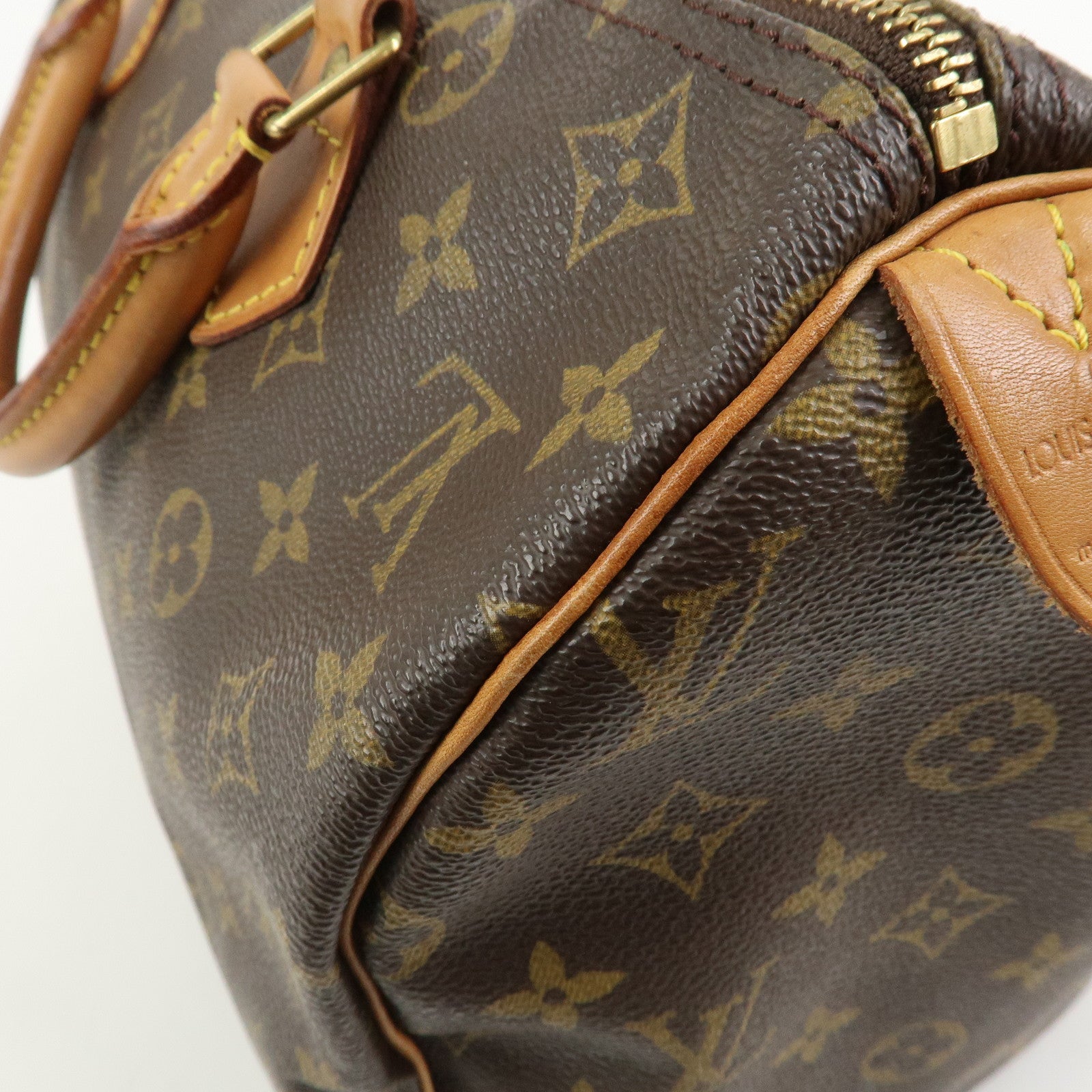 Louis Vuitton Monogram Speedy 30 Boston Bag Hand Bag Brown M41526