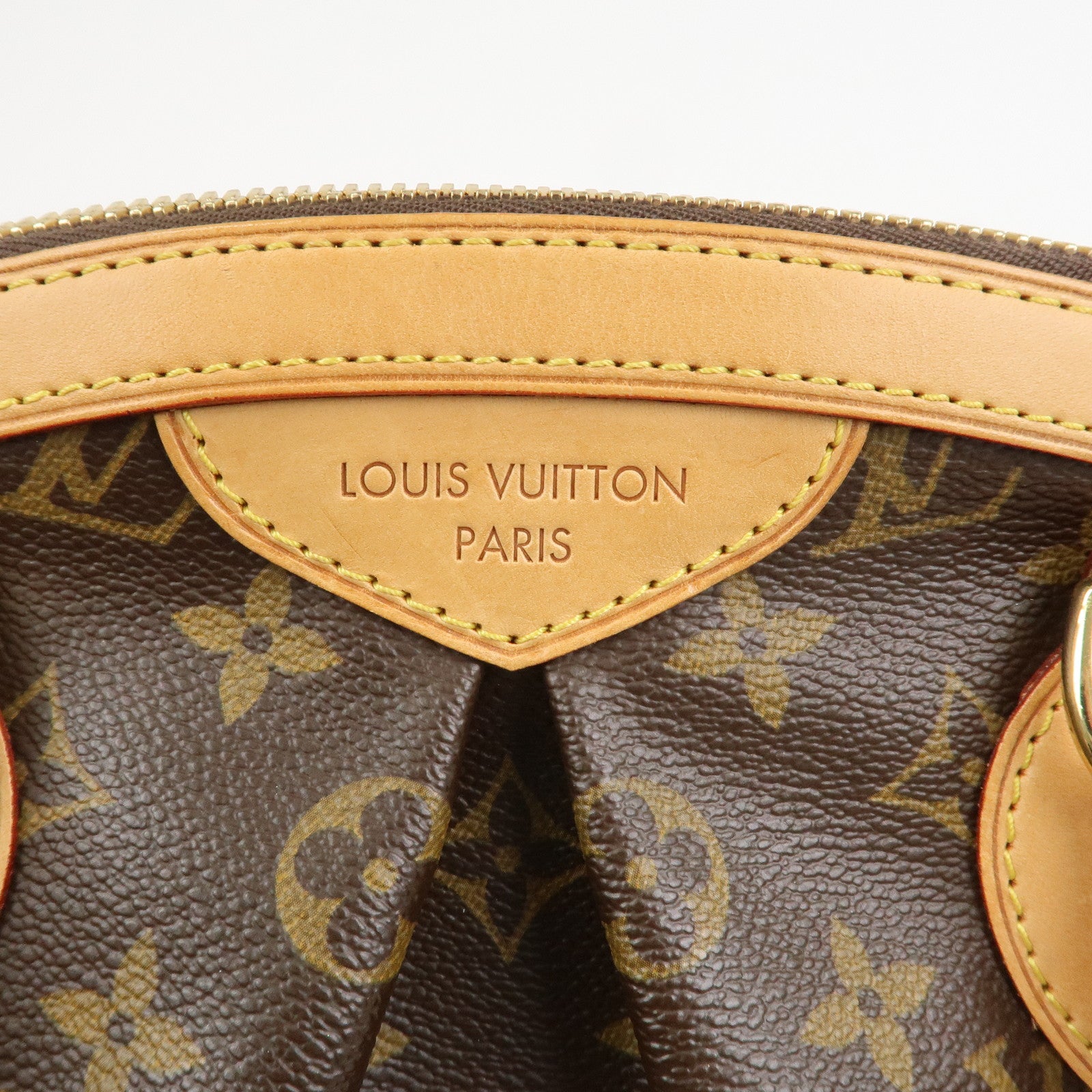 Louis Vuitton Monogram Tivoli PM Hand Bag Brown M40143