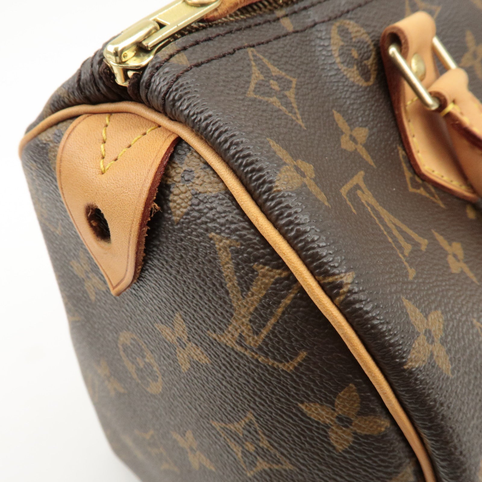 Louis Vuitton Monogram Speedy 30 Hand Bag Boston Bag M41526 Used