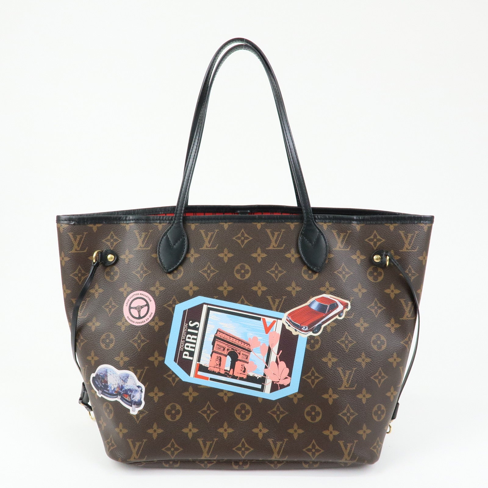 Louis Vuitton Monogram LV World Tour Neverfull MM Tote Bag M42844