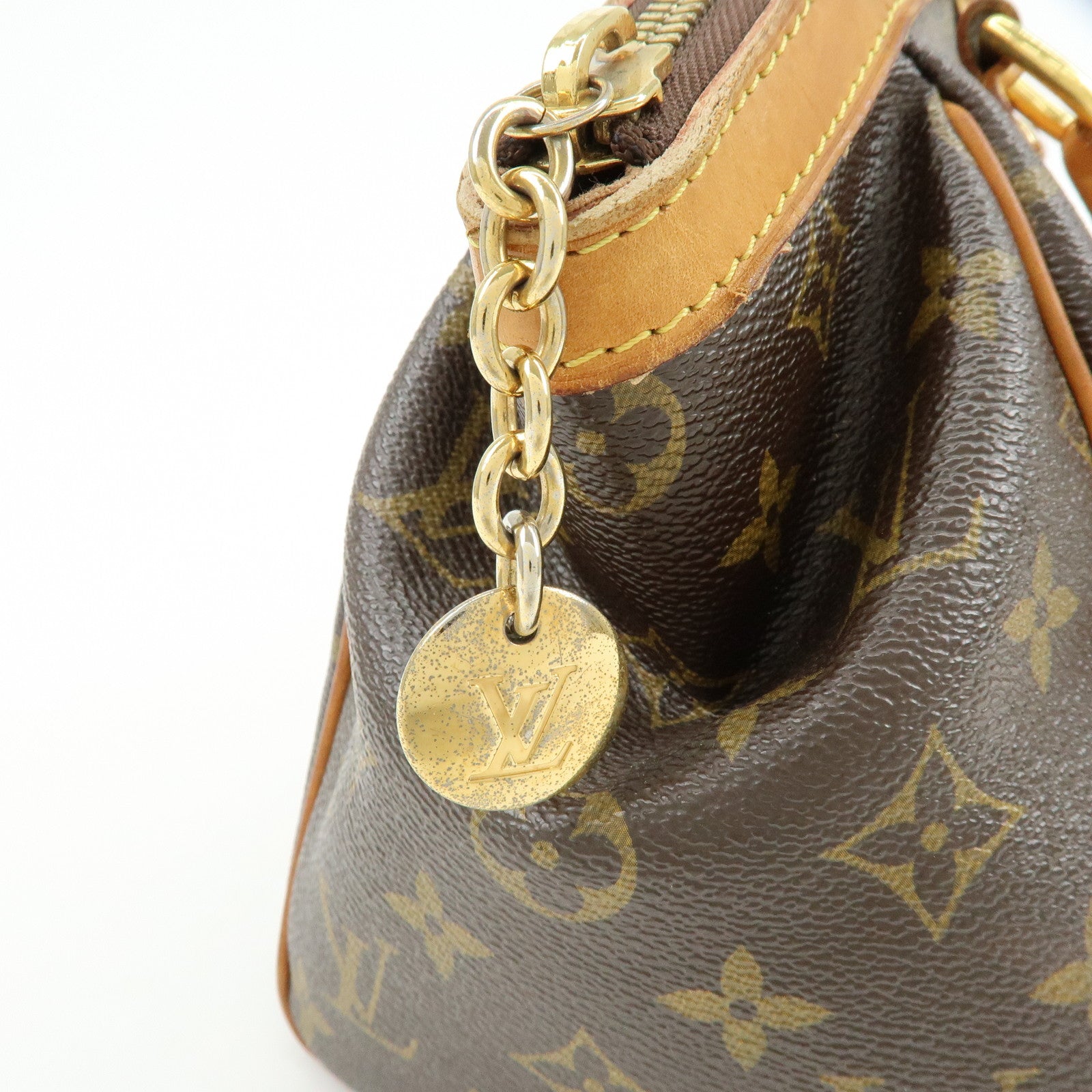 Louis Vuitton Monogram Tivoli PM Hand Bag Shoulder Bag Brown M40143