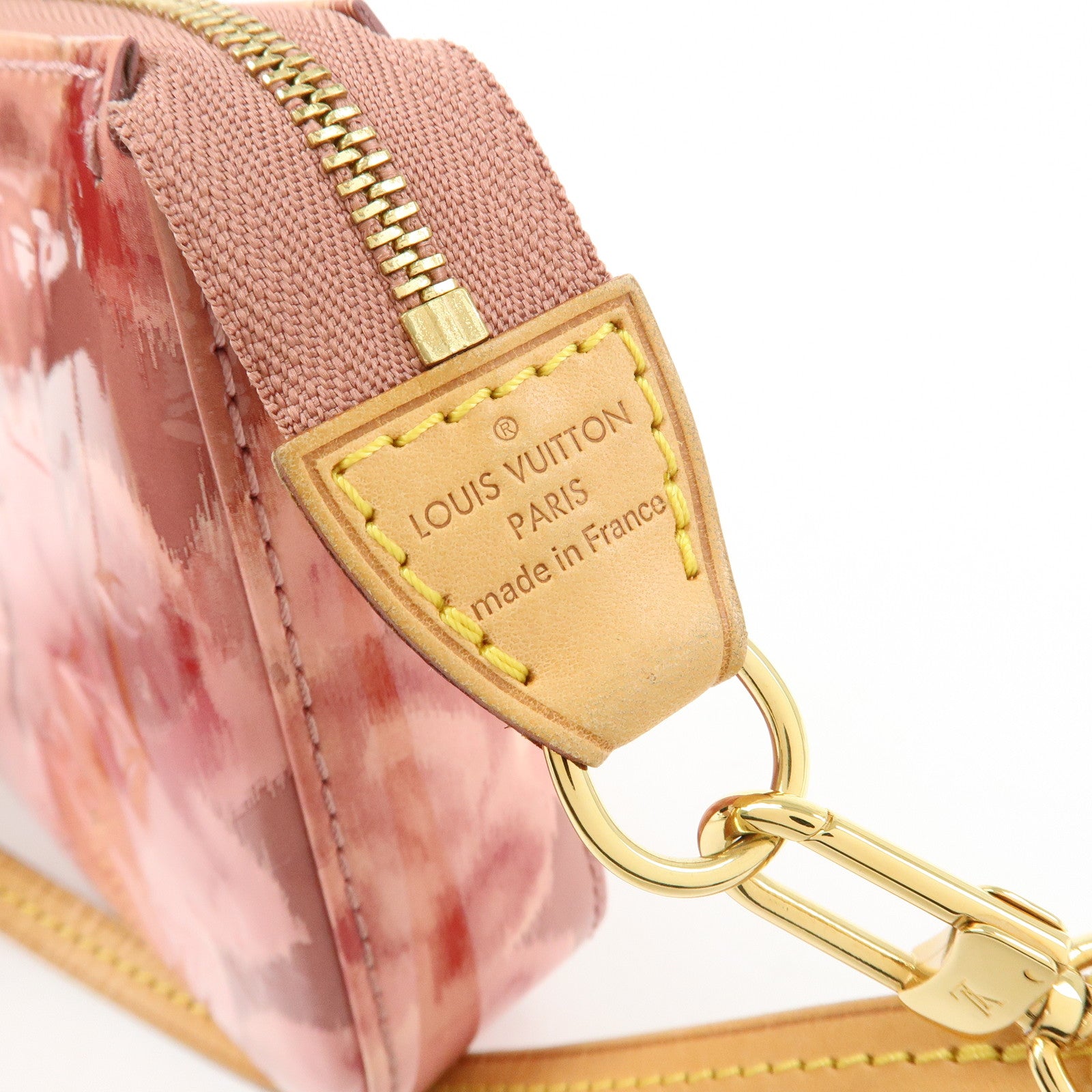 Louis Vuitton Vernis Archipel Ikat Flower Shoulder Bag Pink M90043