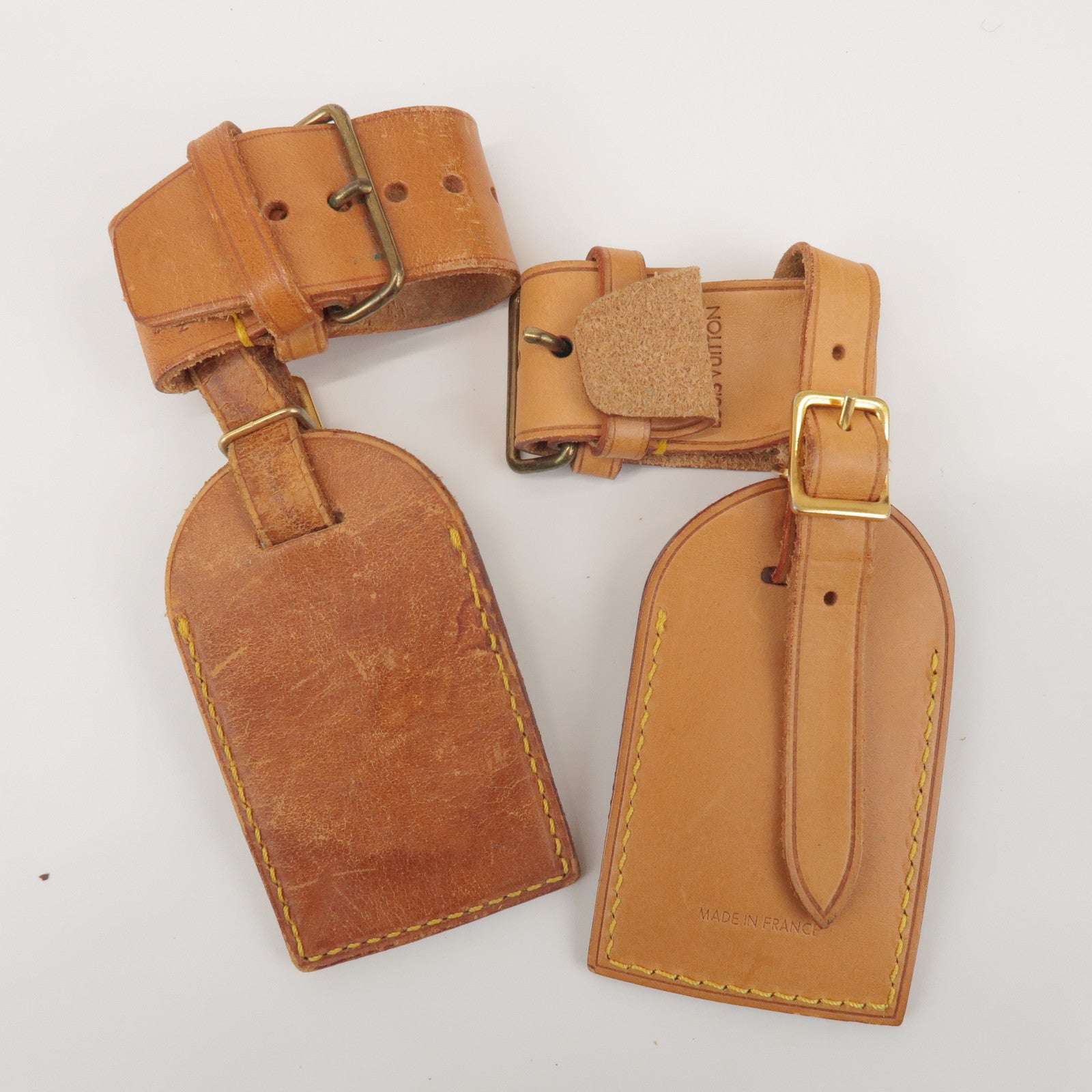 Louis Vuitton Set of 10 Leather Name Tag & Poignet