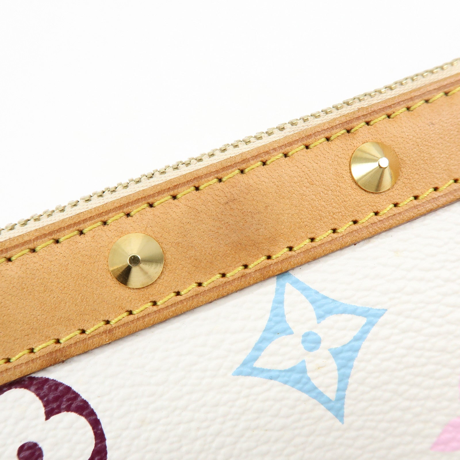 Louis Vuitton Monogram Multicolor Pochette Accessoires Blanc M92649