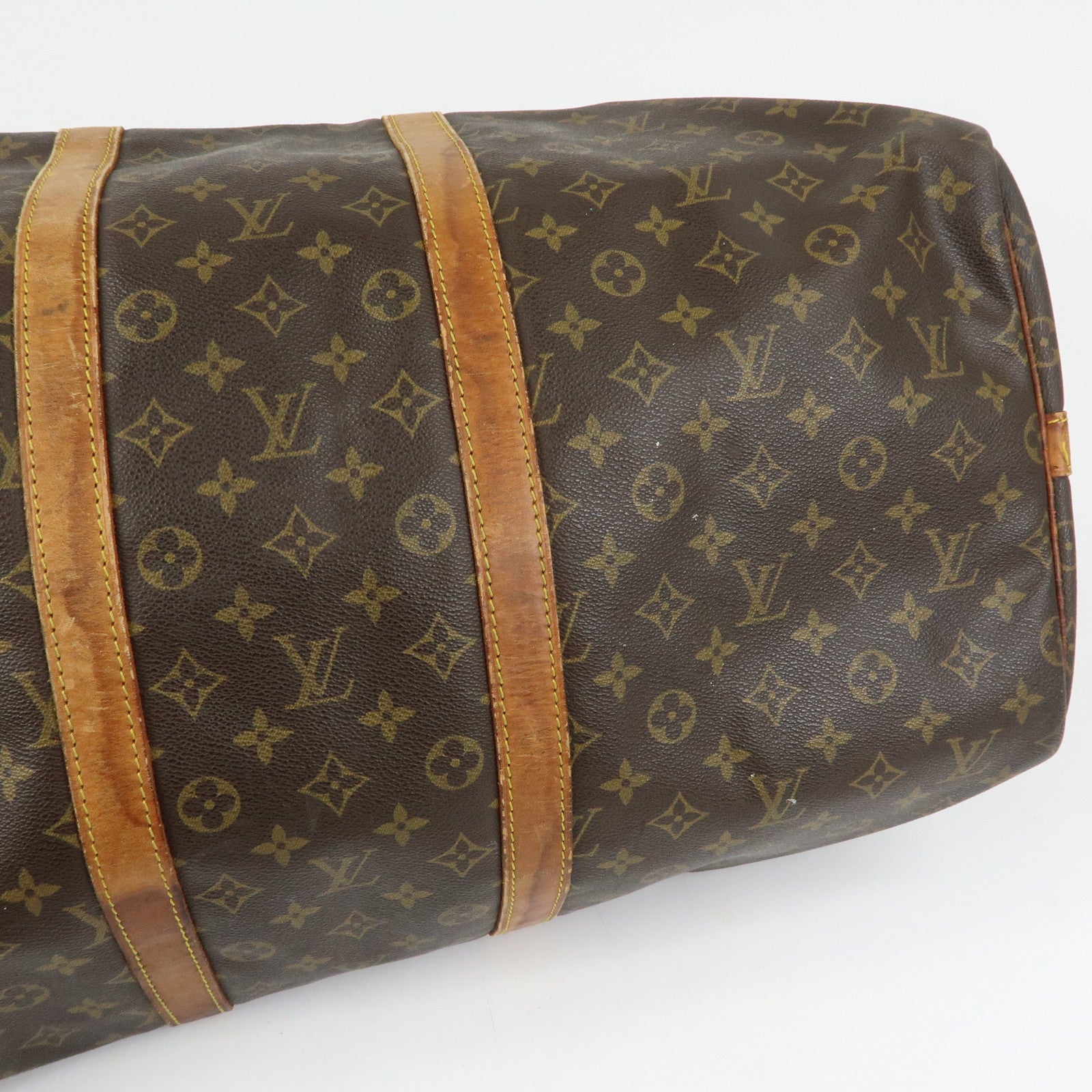 Louis Vuitton Monogram Keep All Bandouliere 55 Boston Bag M41414