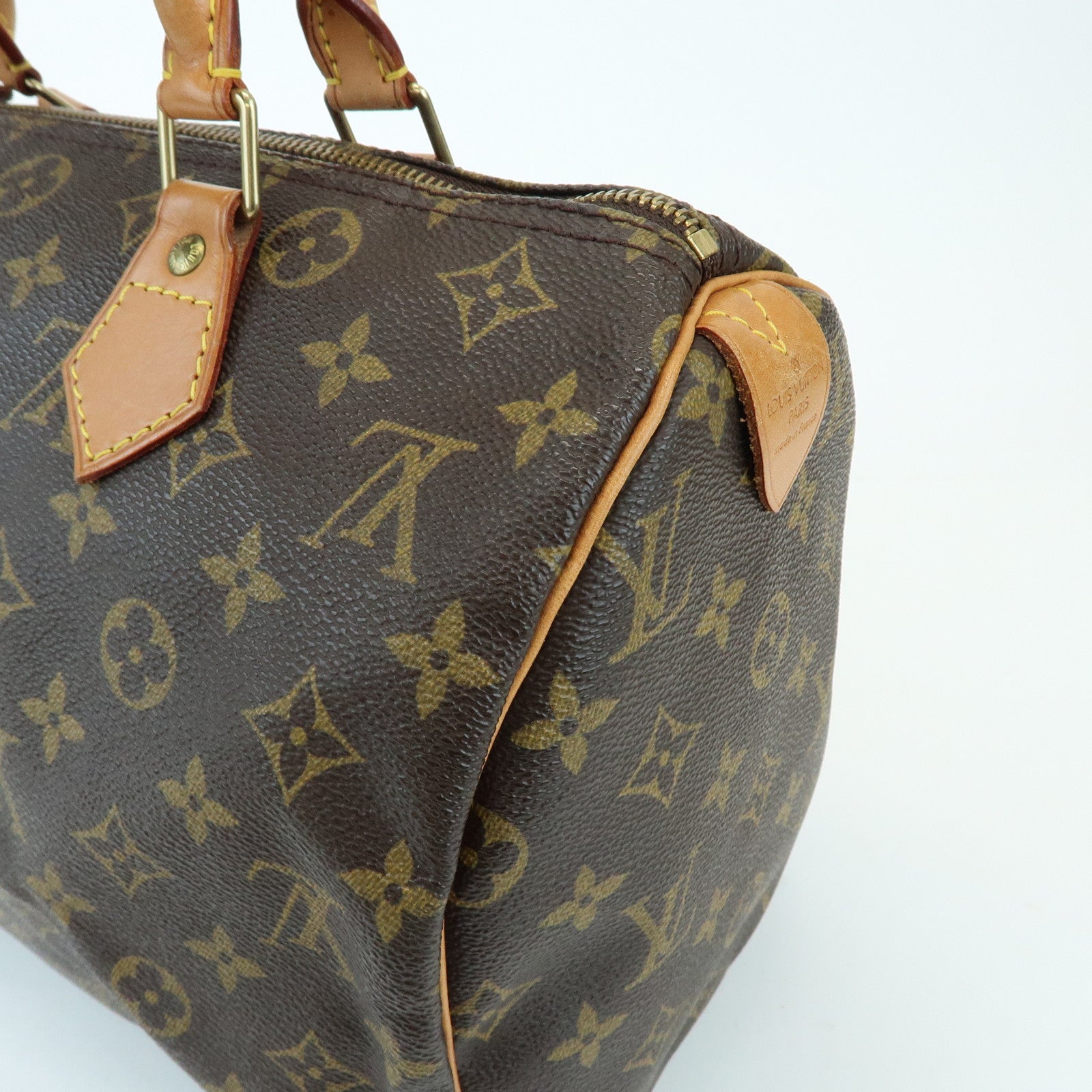 Louis Vuitton Monogram Speedy 30 Boston Bag Hand Bag Brown M41526