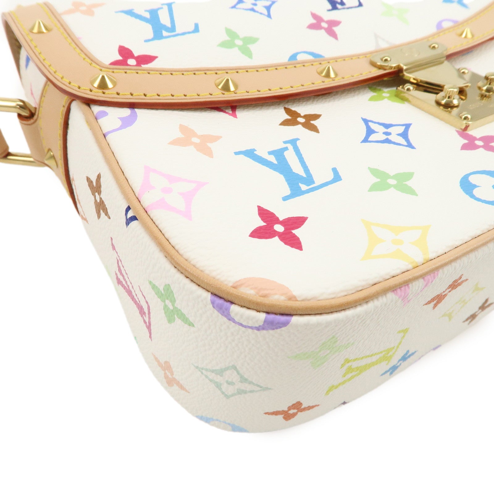 Louis Vuitton Monogram Multicolor Sologne Shoulder Bag Blanc M92661