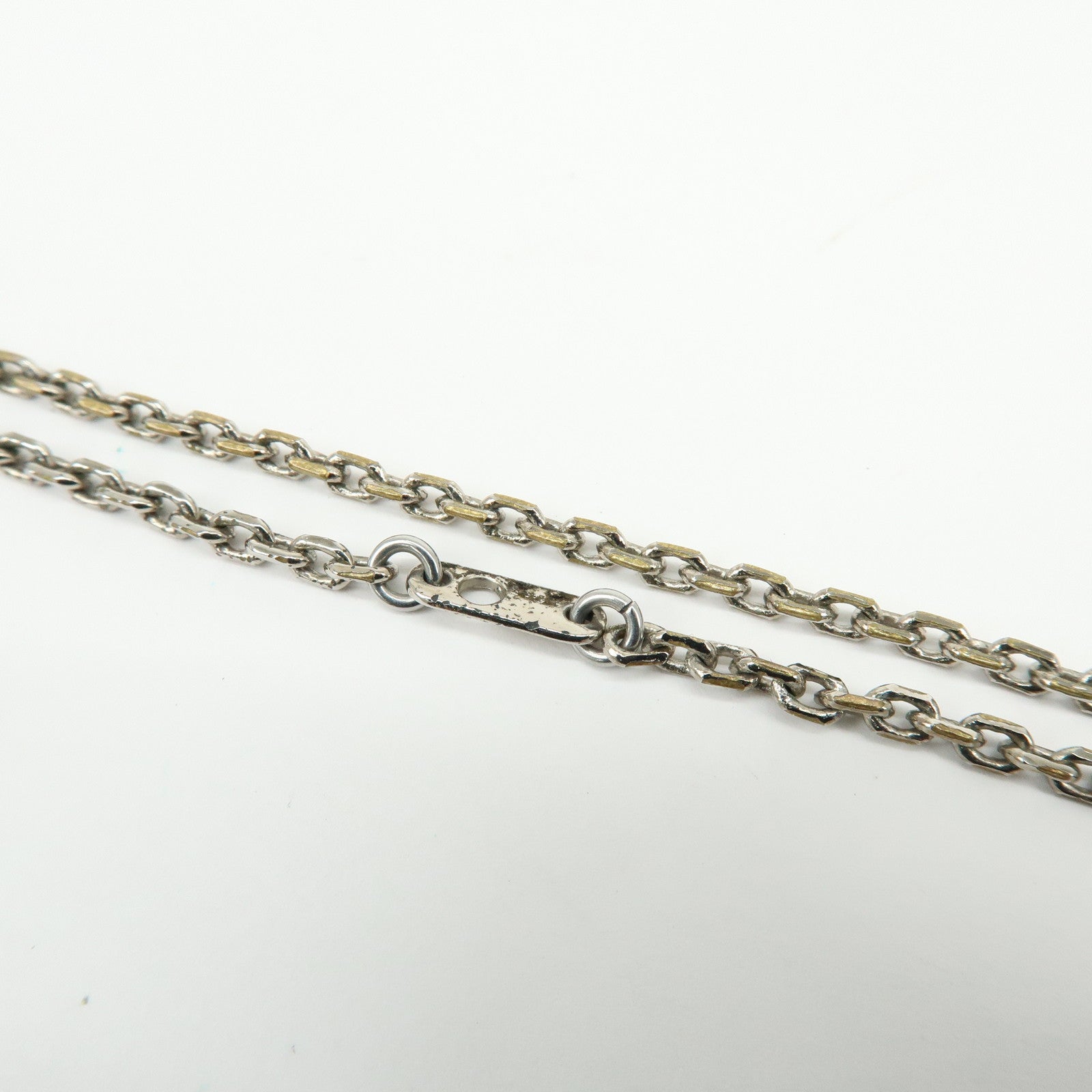 Louis Vuitton Collier LV Dove Metal Silver Necklace M00957