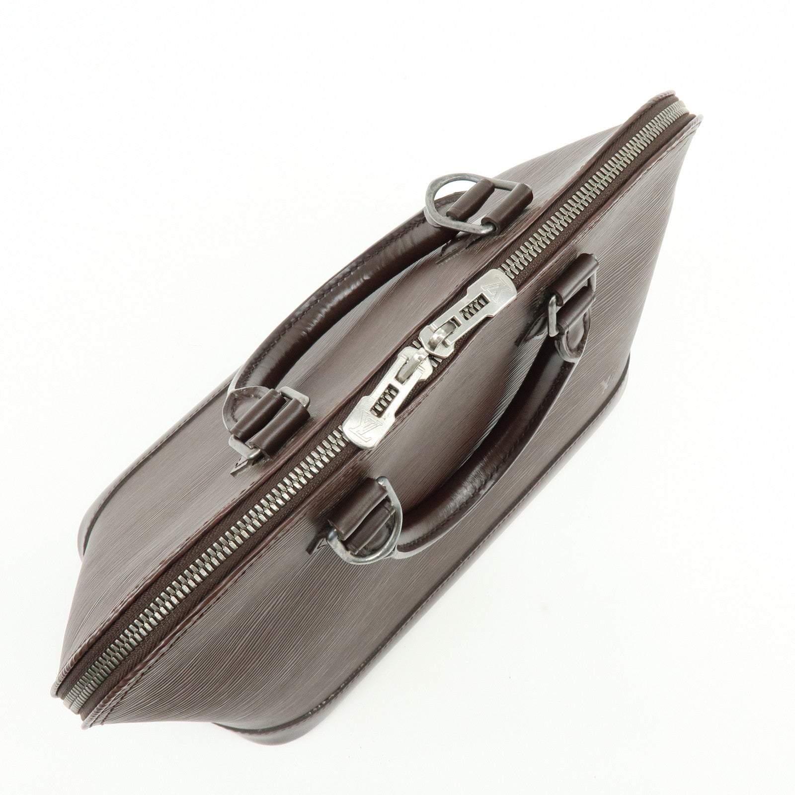 Louis Vuitton Epi Leather Alma Hand Bag Mocha Brown M5214D