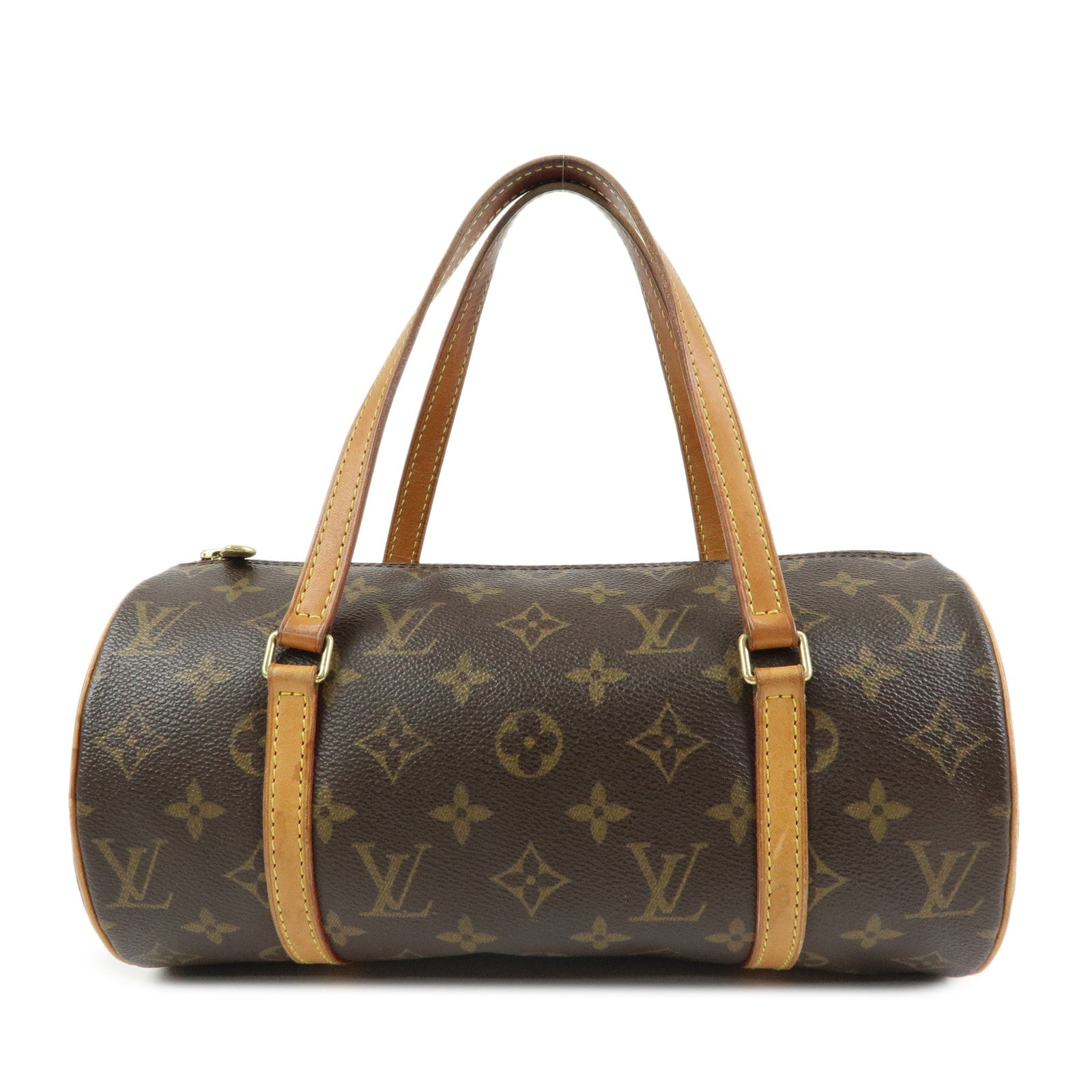 Louis Vuitton Monogram Papillon 26 Hand Bag Brown M51386