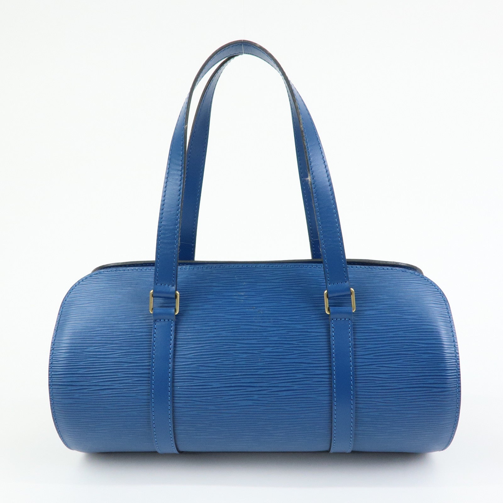 Louis Vuitton Epi Soufflot Shoulder Bag Hand Bag Toledo Blue M52225