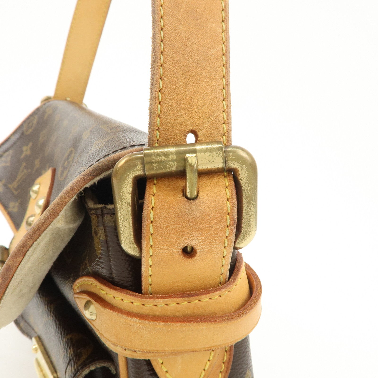 Louis Vuitton Monogram Hudson PM Shoulder Bag Brown M40047