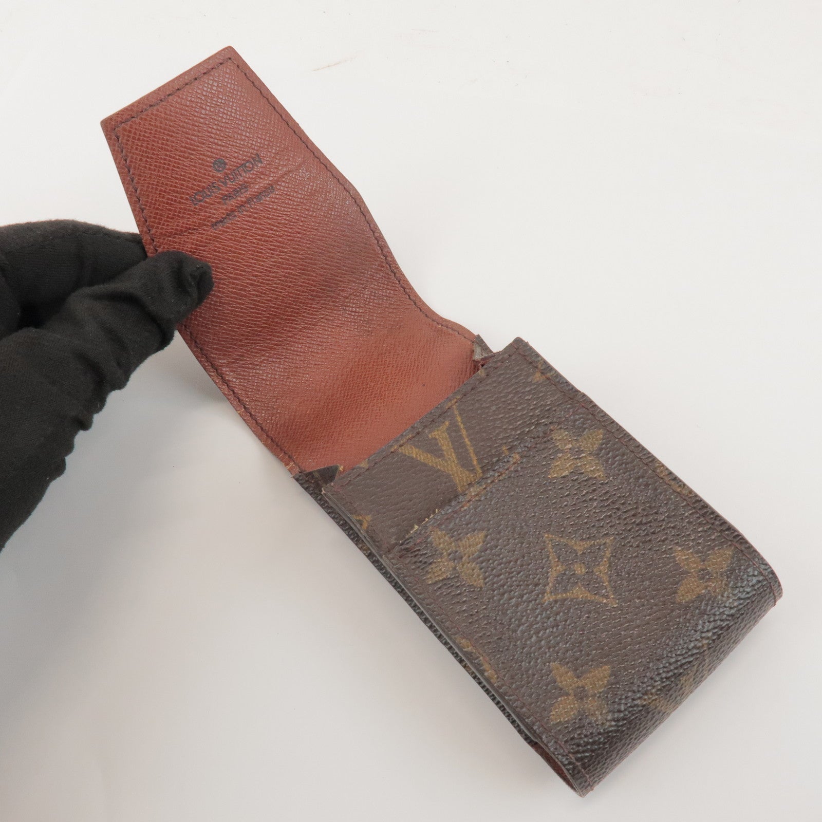 Louis Vuitton Monogram Set of 2 Etui Cigaret Cigarette Case M63024