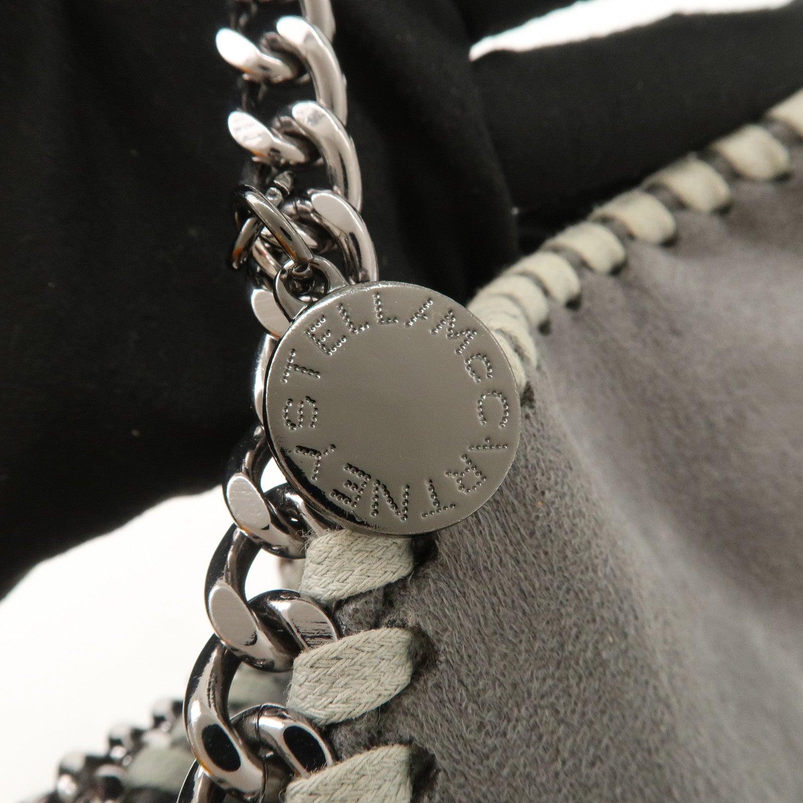 STELLA MCCARTNEY Polyester Falabella 2Way Bag Gray 371223