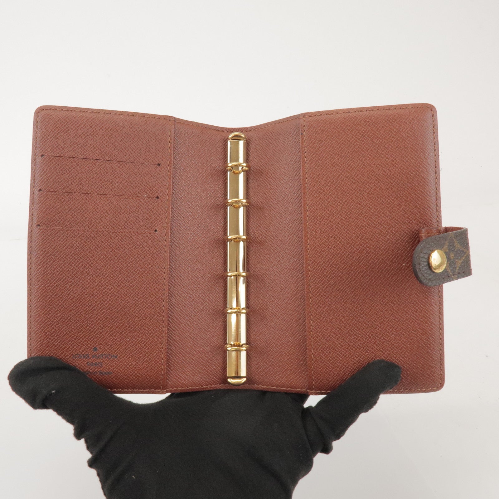 Louis Vuitton Monogram Agenda PM Planner Cover Brown R20005